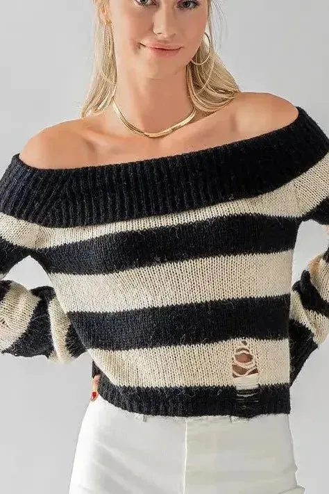Mia Striped Sweater