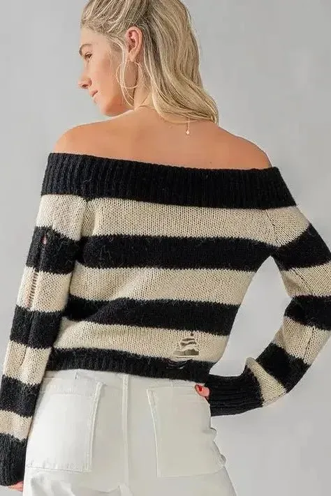 Mia Striped Sweater