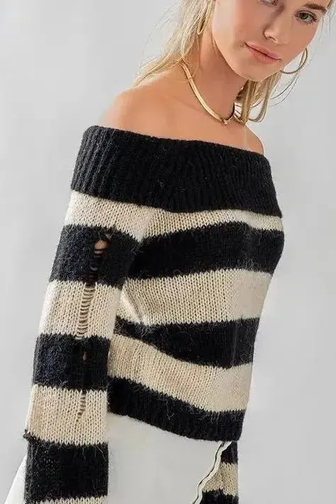 Mia Striped Sweater
