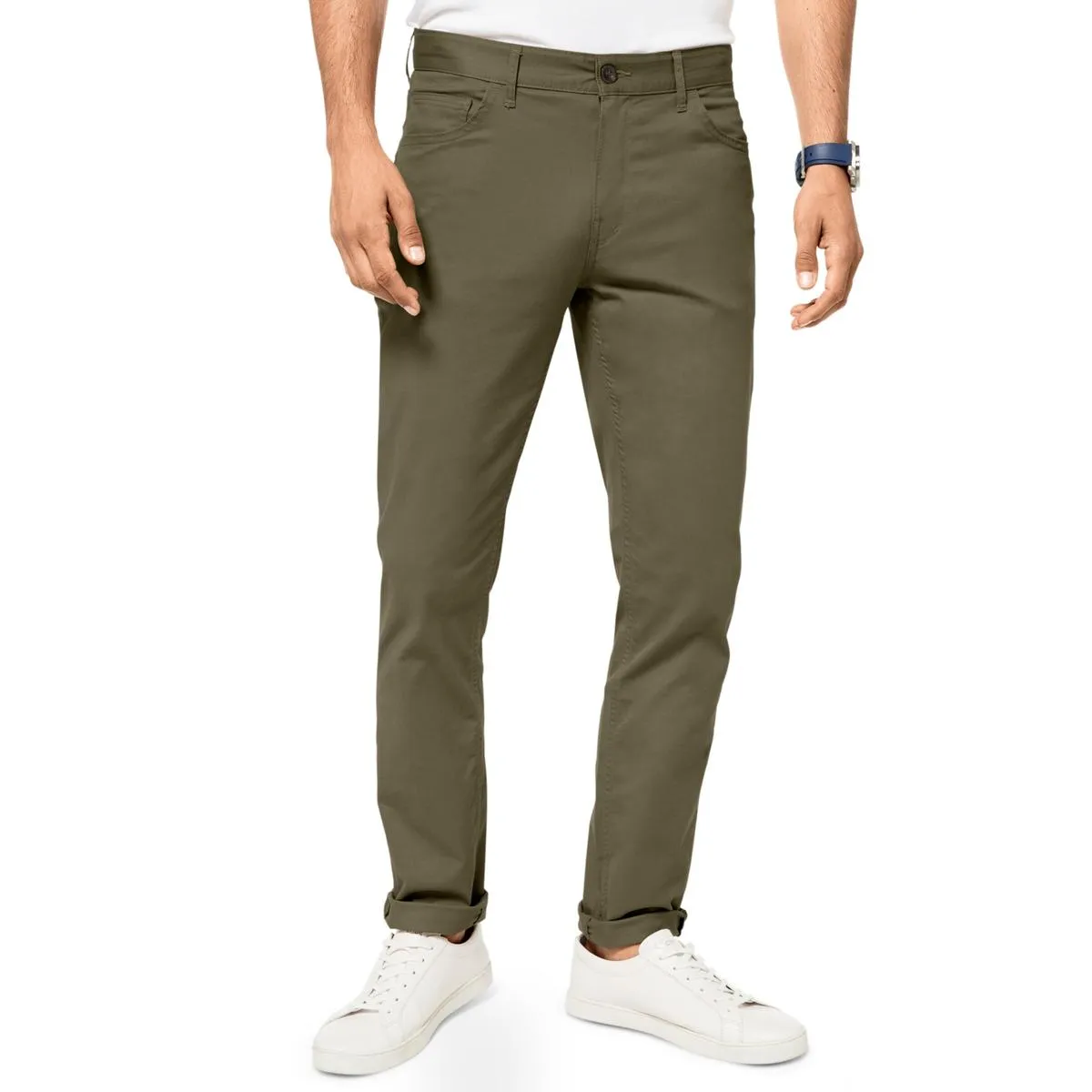 Michael Kors Mens Parker Woven Slim Fit Pants