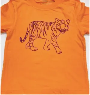 Mustard & Ketchup Kids Game Day Tiger Shirt
