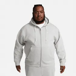 NIKE SOLO SWOOSH FULL-ZIPPED HOODIE