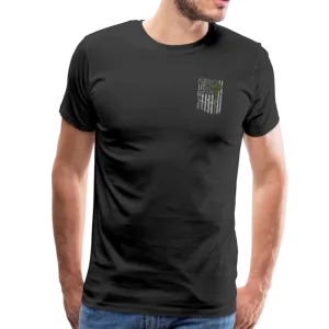 Nurse Flag Military Green Men's Premium T-Shirt
