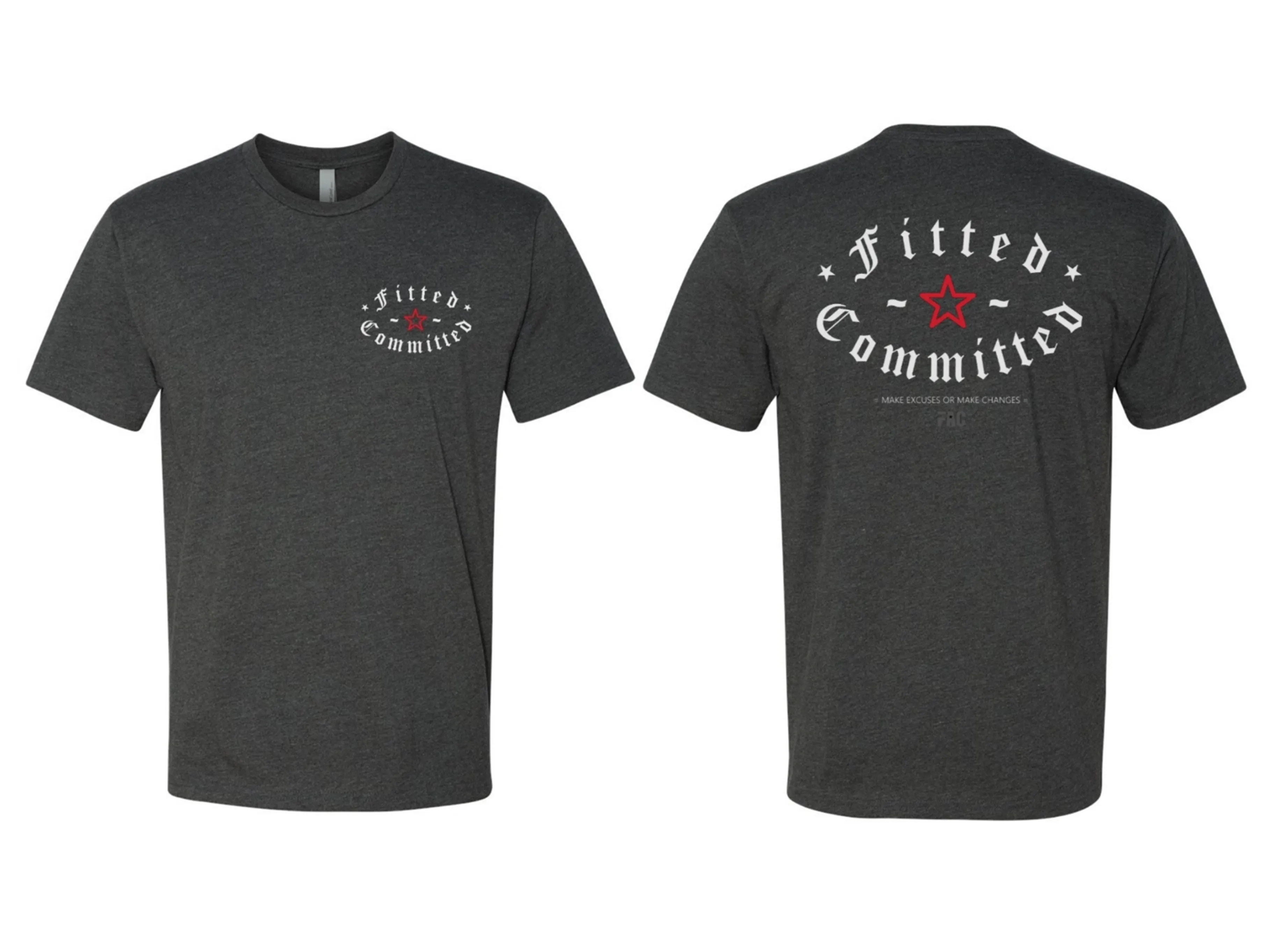 Old English FAC Men's Tee (Charcoal Heather Gray)