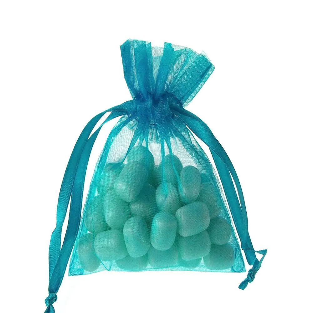 Organza Favor Pouch Bag, 4-Inch x 5-Inch, 12-Count