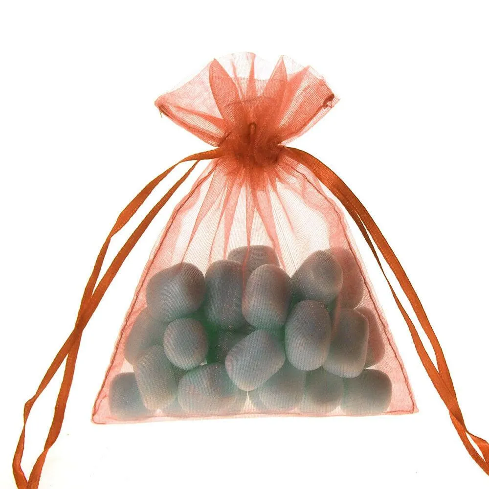 Organza Favor Pouch Bag, 4-Inch x 5-Inch, 12-Count