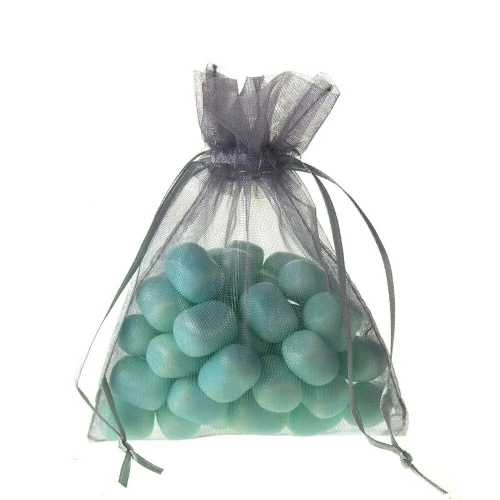 Organza Favor Pouch Bag, 4-Inch x 5-Inch, 12-Count