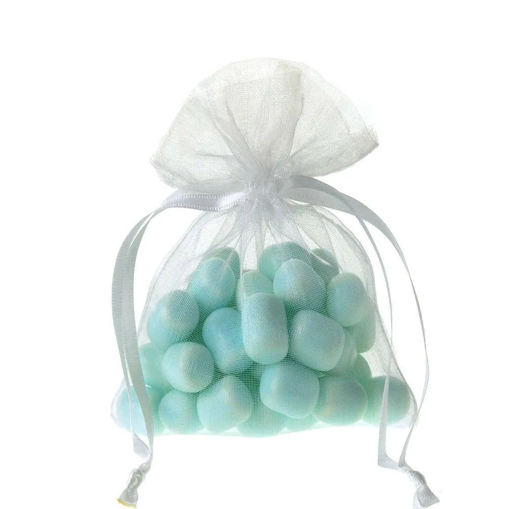 Organza Favor Pouch Bag, 4-Inch x 5-Inch, 12-Count