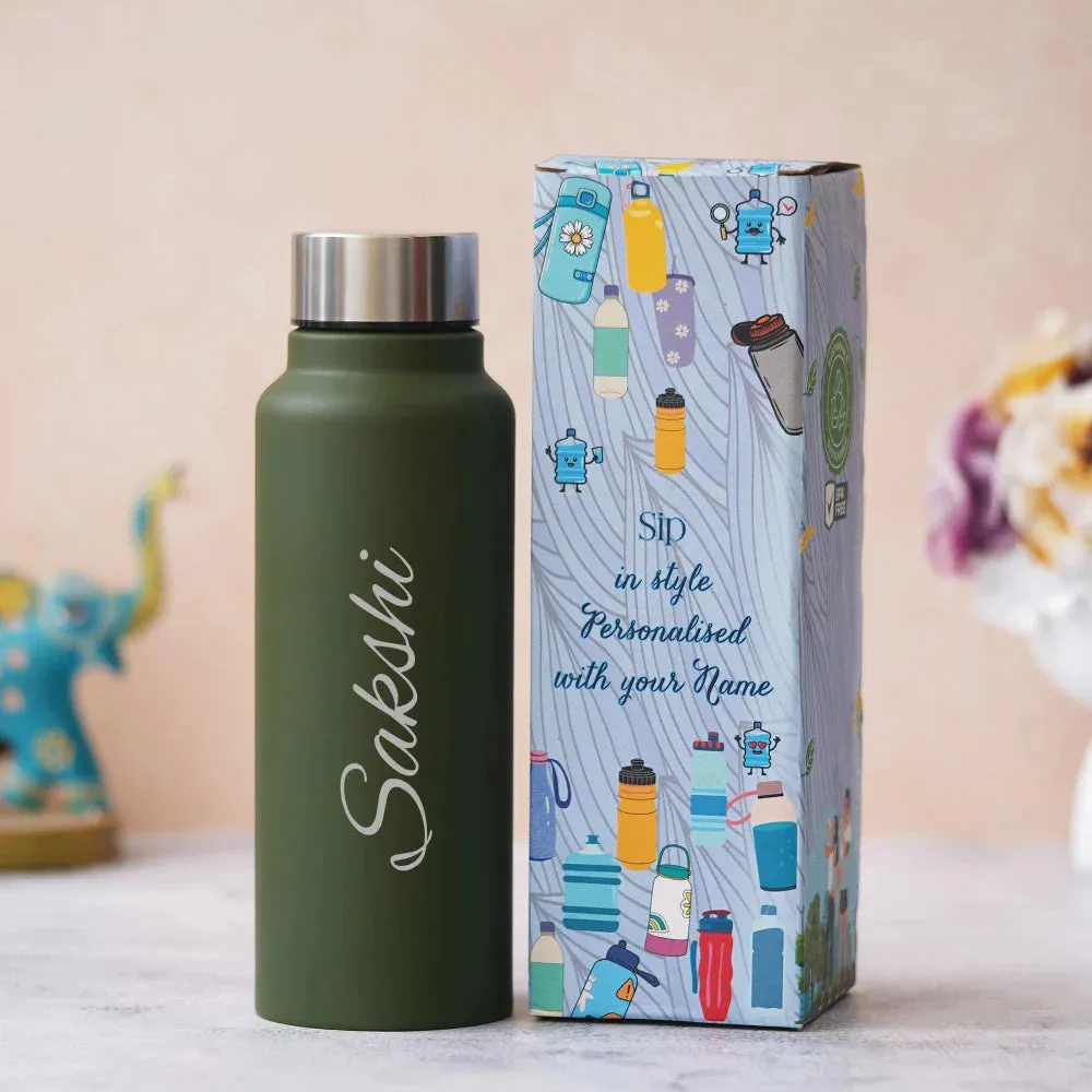 Personalized Men's 3 Pcs Combo with Classic Bottle - Green