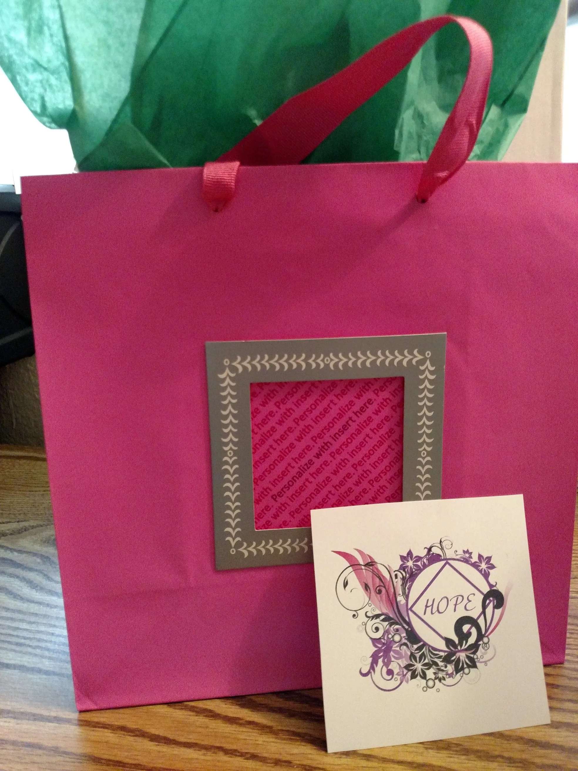 Pink & Purple Hope NA Gift Bag