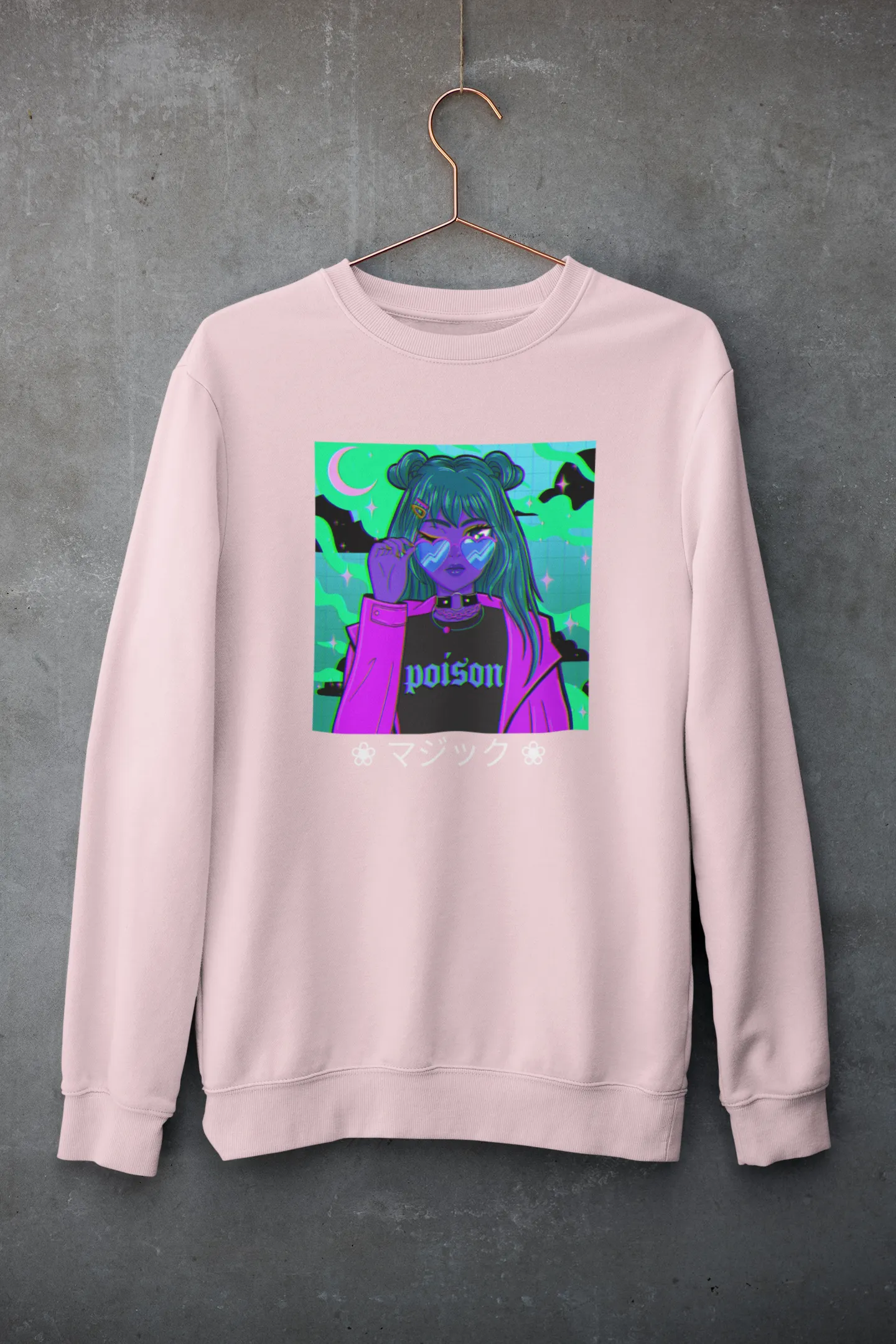 Poison Anime - Heavy Blend Crewneck Sweatshirt