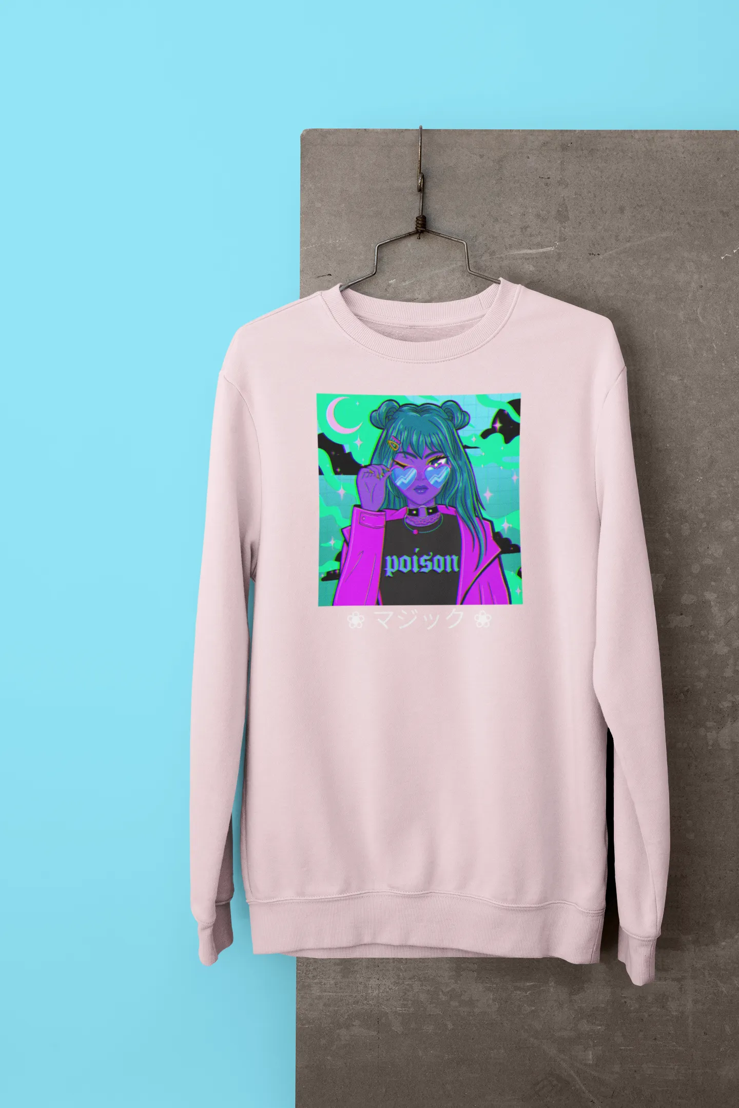 Poison Anime - Heavy Blend Crewneck Sweatshirt