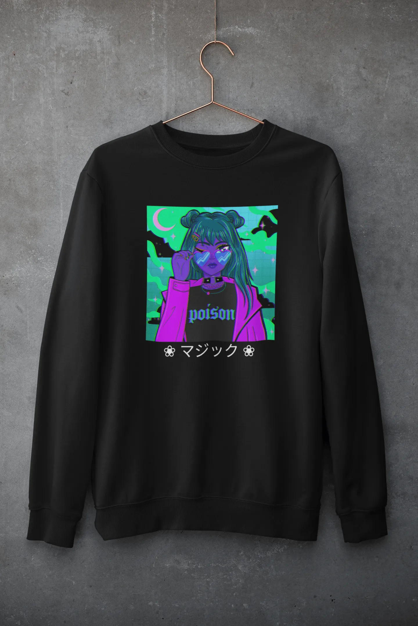 Poison Anime - Heavy Blend Crewneck Sweatshirt