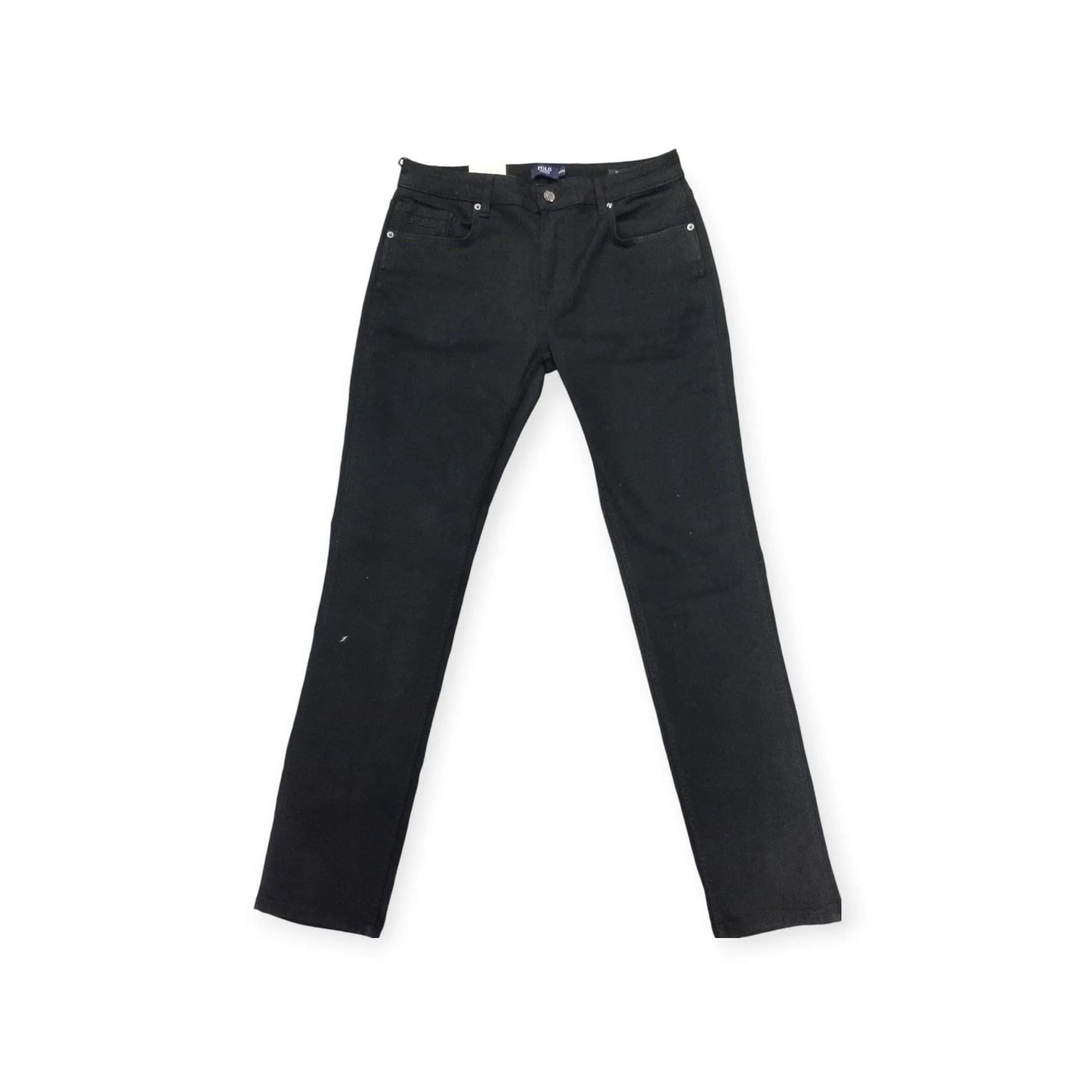 Polo Men's Slim Leg Denim Black