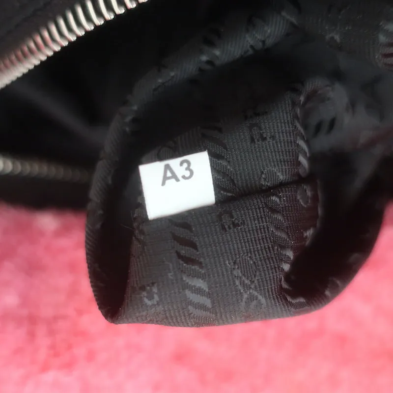 Prada Large Terry Logo Tote Pink Fleece Shoulder Bag