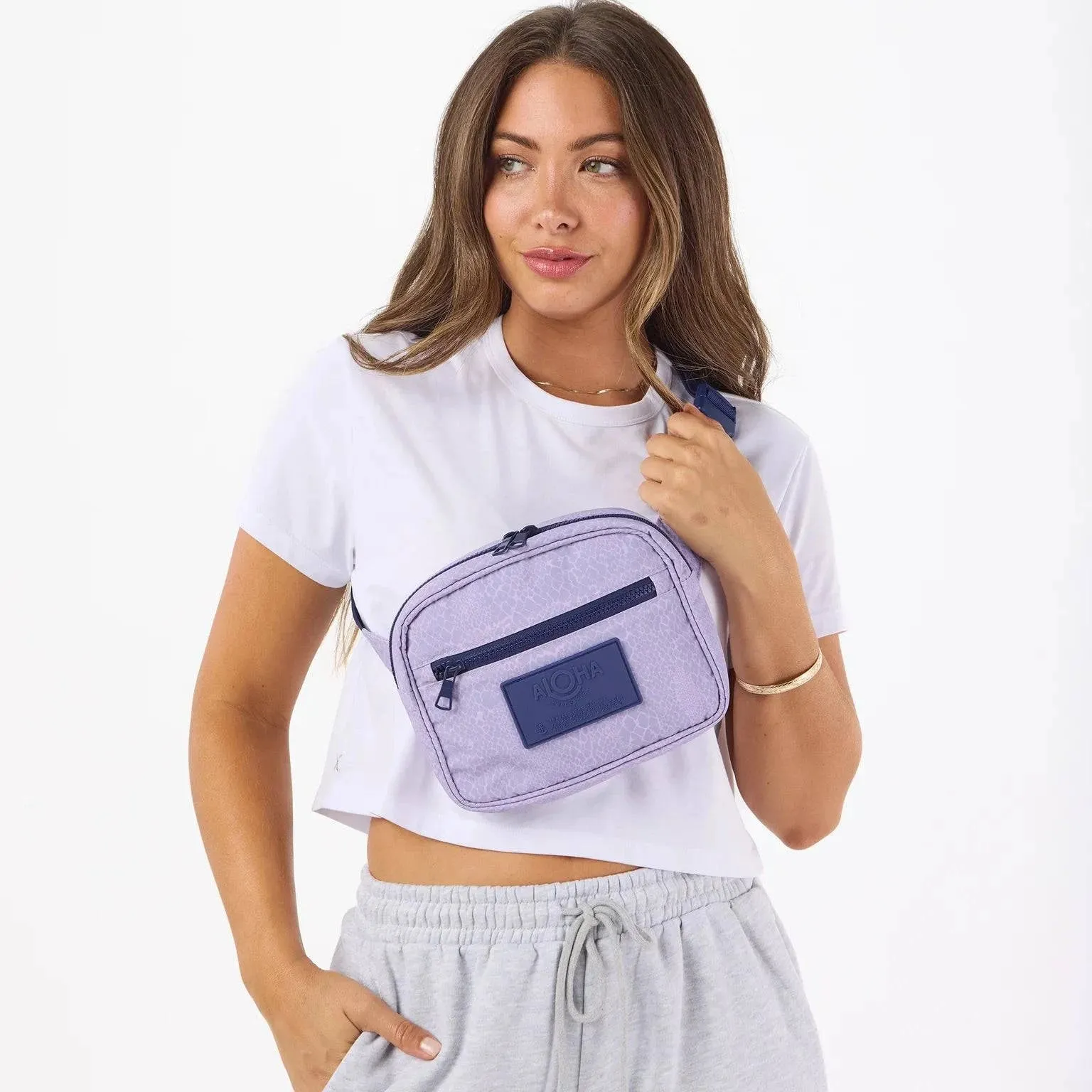 Python Keep It Light Hip Pack by Aloha Collection | Amethyst