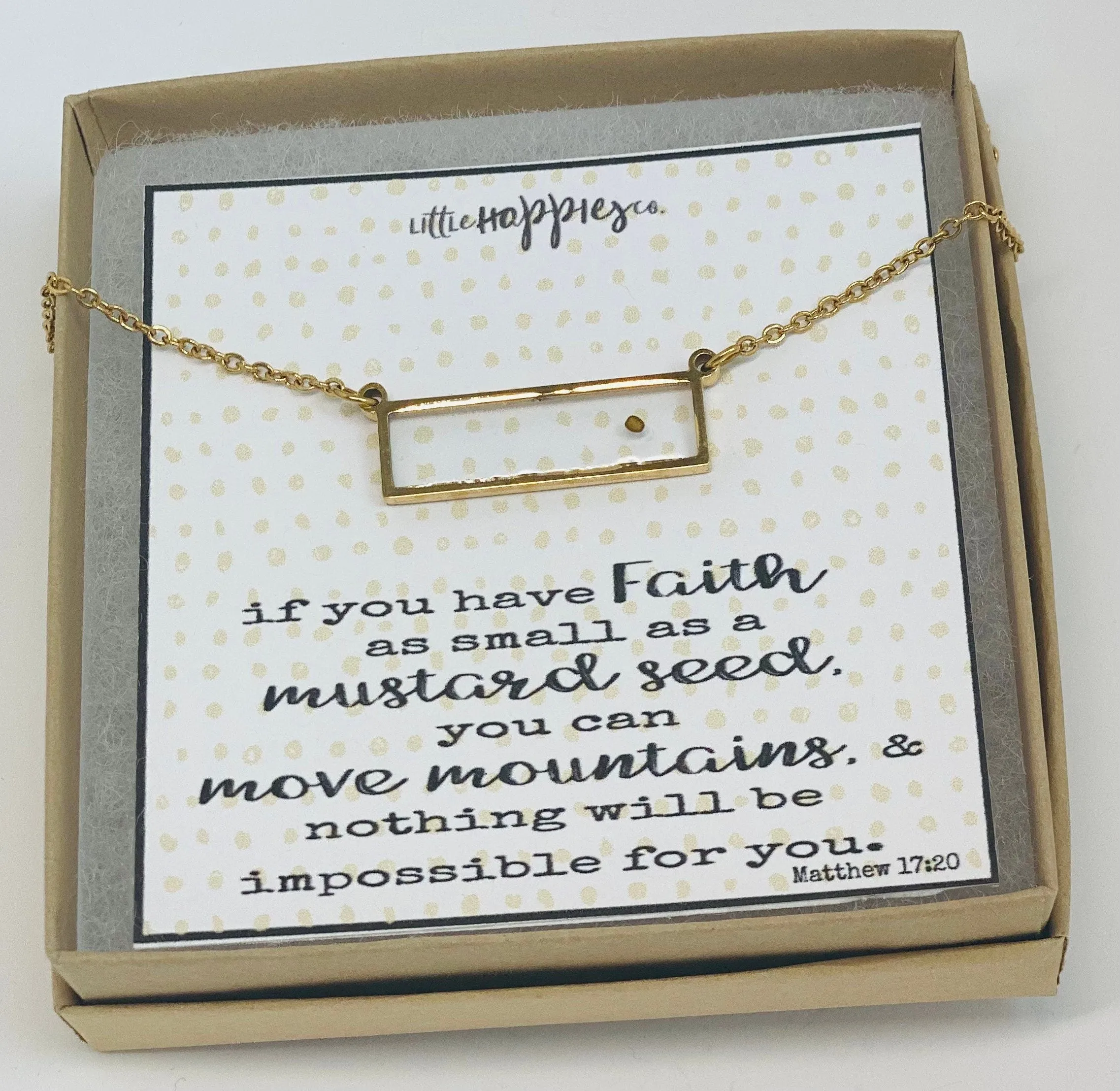 Real mustard seed necklace, Encouragement gift, Mustard seed jewelry, Faith necklace, Christian jewelry, Miscarriage gift, Inspirational