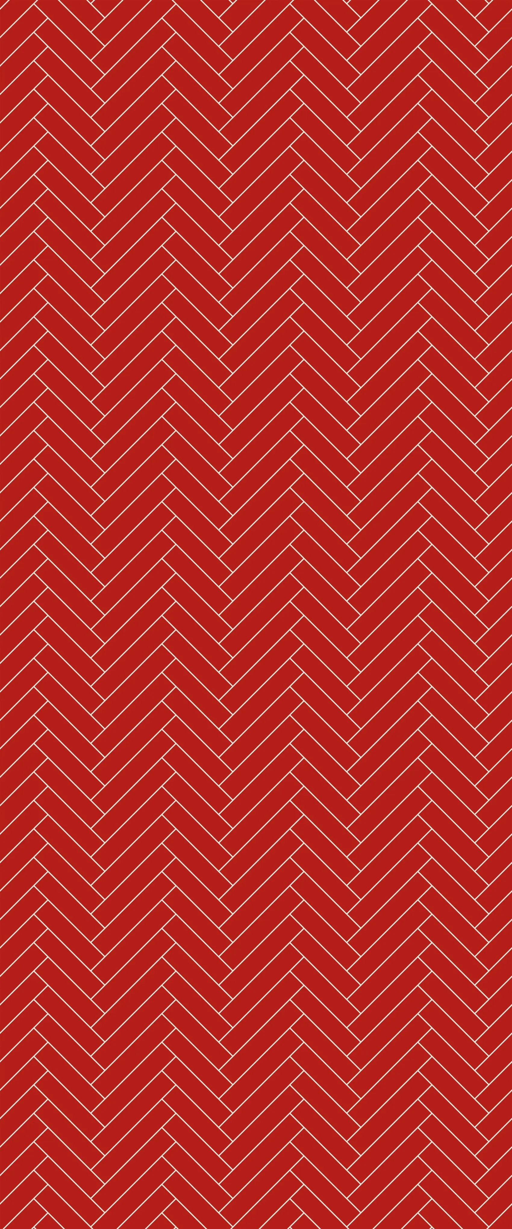 Red Single Herringbone Tile Acrylic Shower Panel 2440mm x 1220mm ( 3mm Thick)