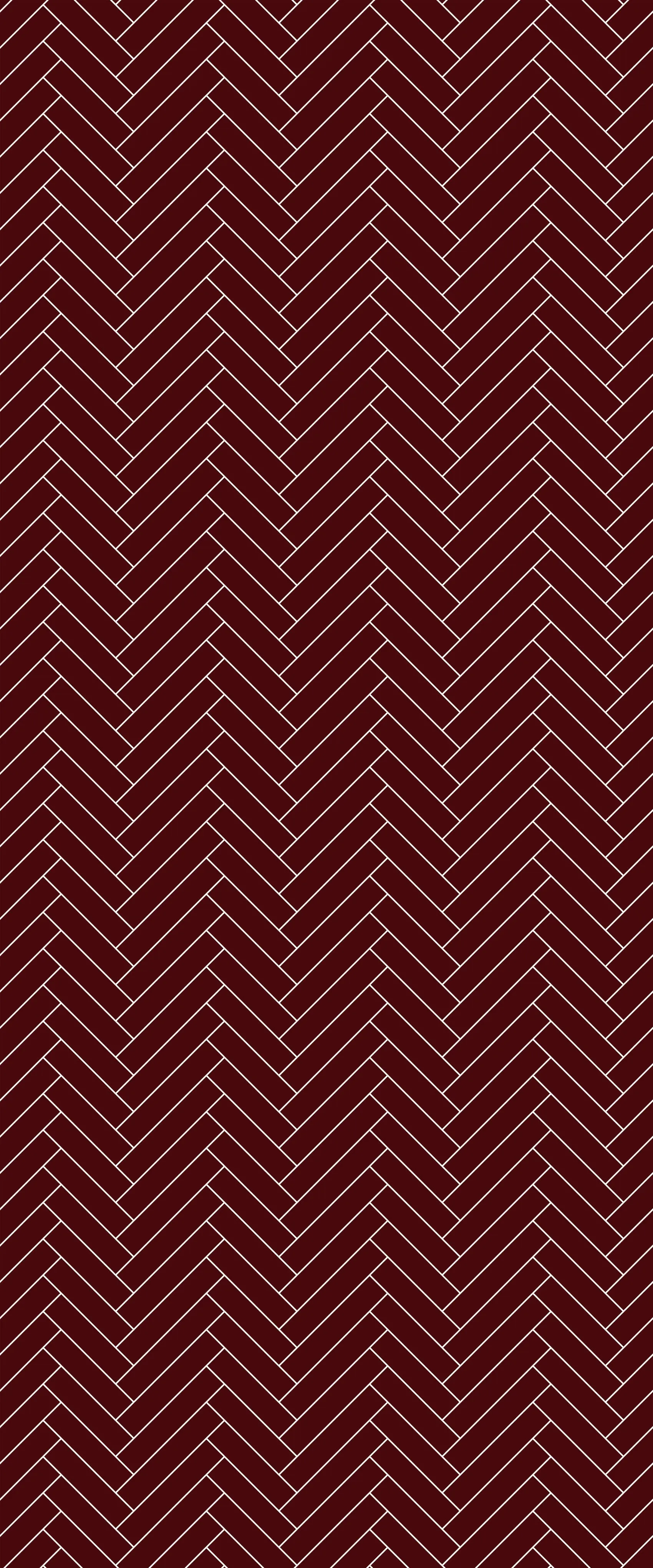 Red Single Herringbone Tile Acrylic Shower Panel 2440mm x 1220mm ( 3mm Thick)