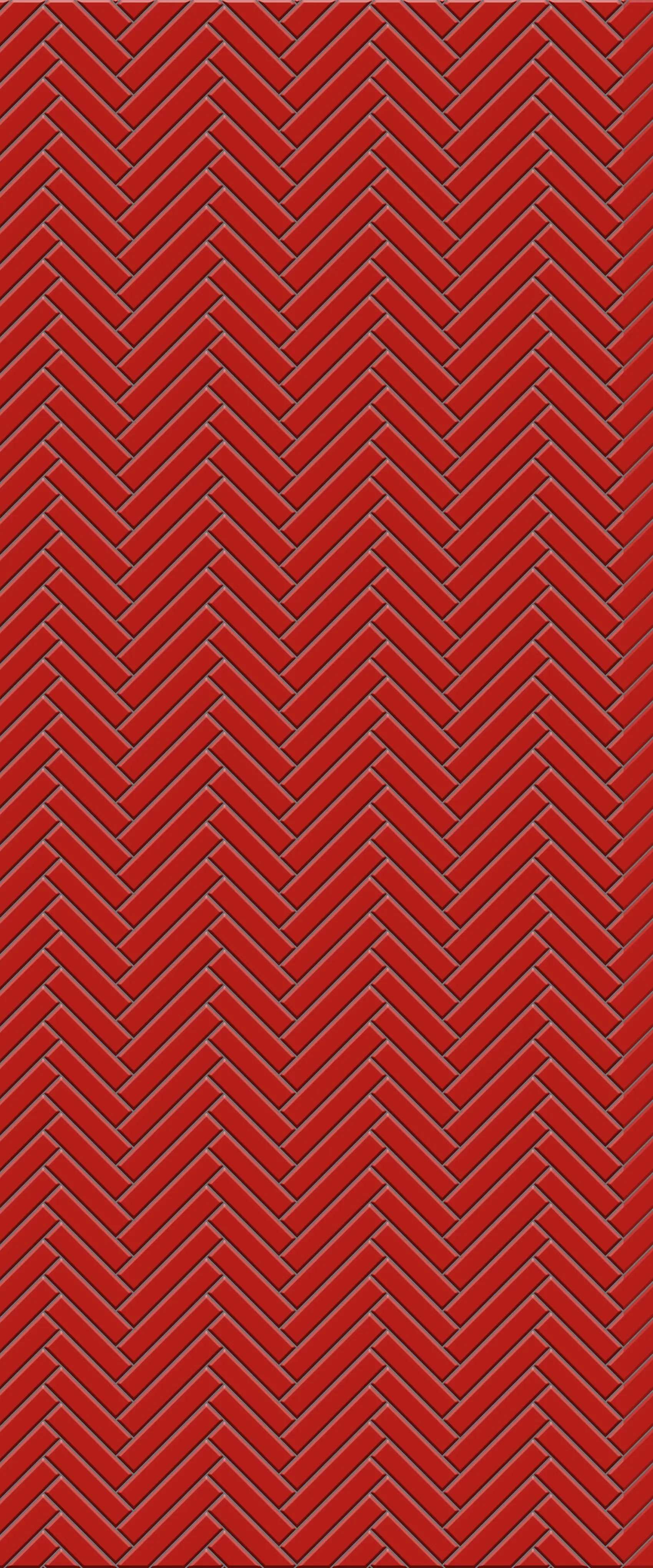 Red Single Herringbone Tile Acrylic Shower Panel 2440mm x 1220mm ( 3mm Thick)