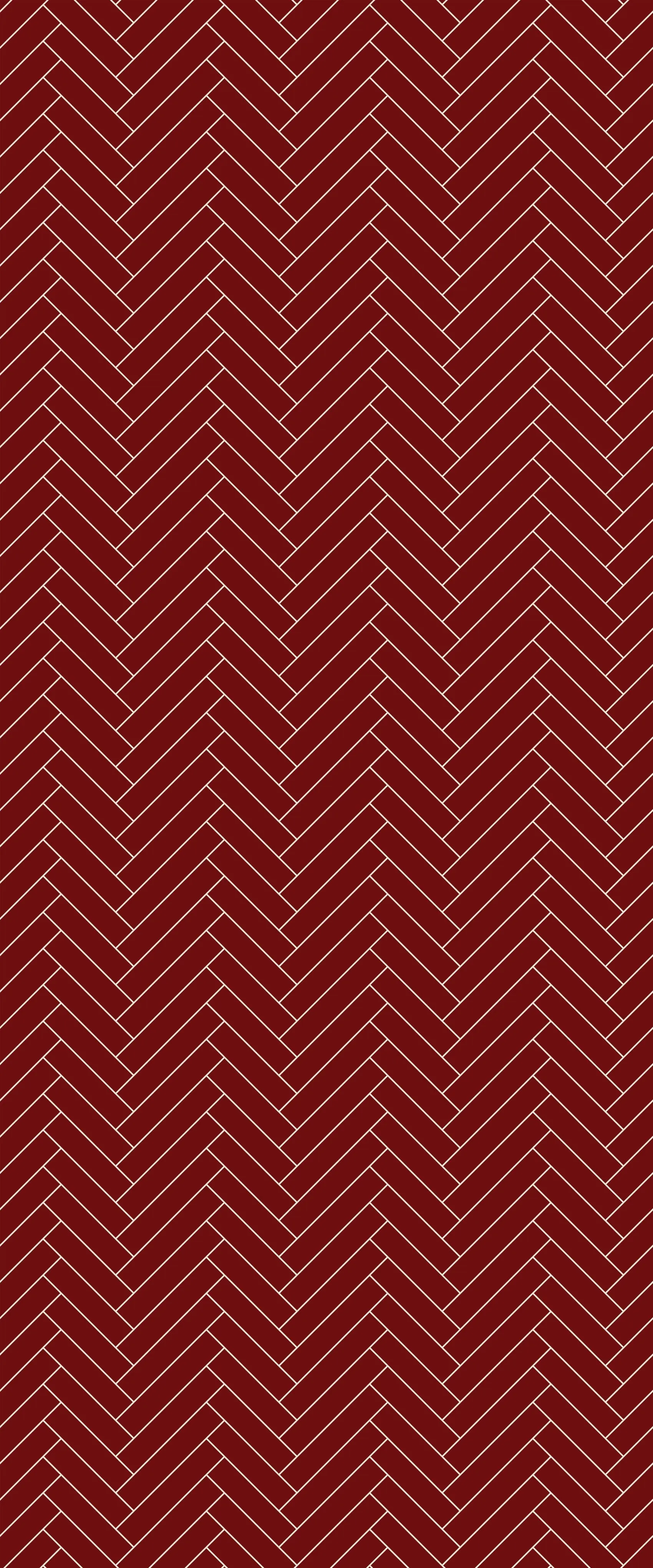 Red Single Herringbone Tile Acrylic Shower Panel 2440mm x 1220mm ( 3mm Thick)