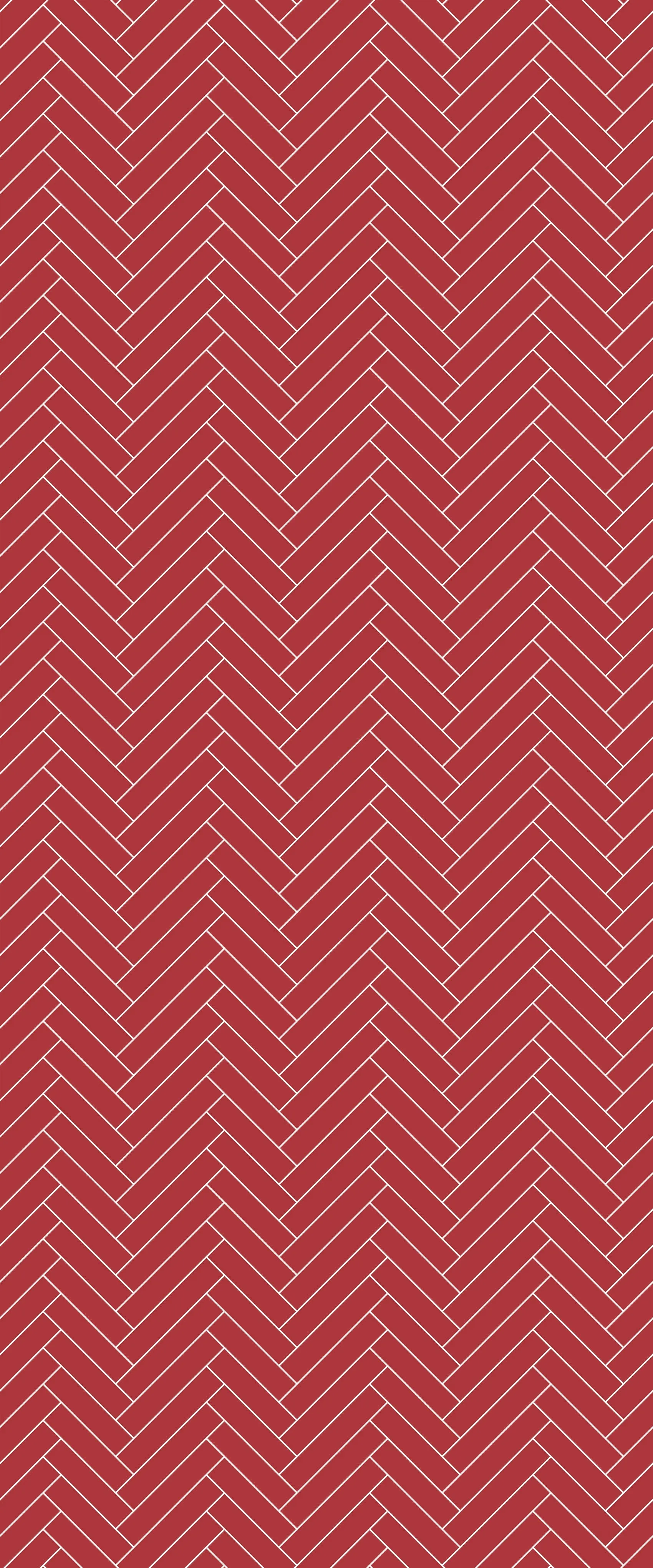 Red Single Herringbone Tile Acrylic Shower Panel 2440mm x 1220mm ( 3mm Thick)