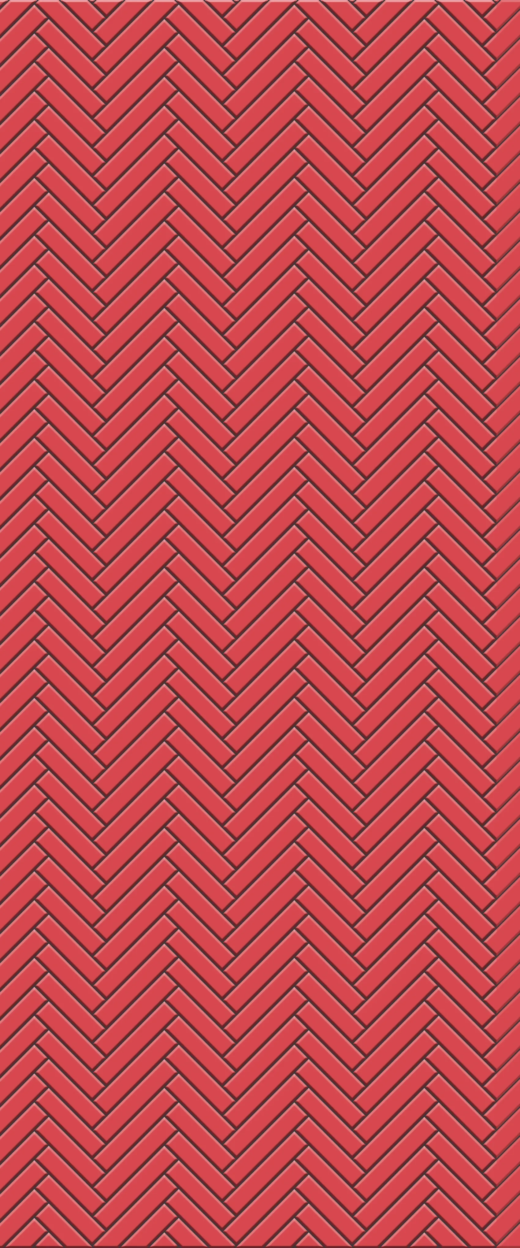 Red Single Herringbone Tile Acrylic Shower Panel 2440mm x 1220mm ( 3mm Thick)