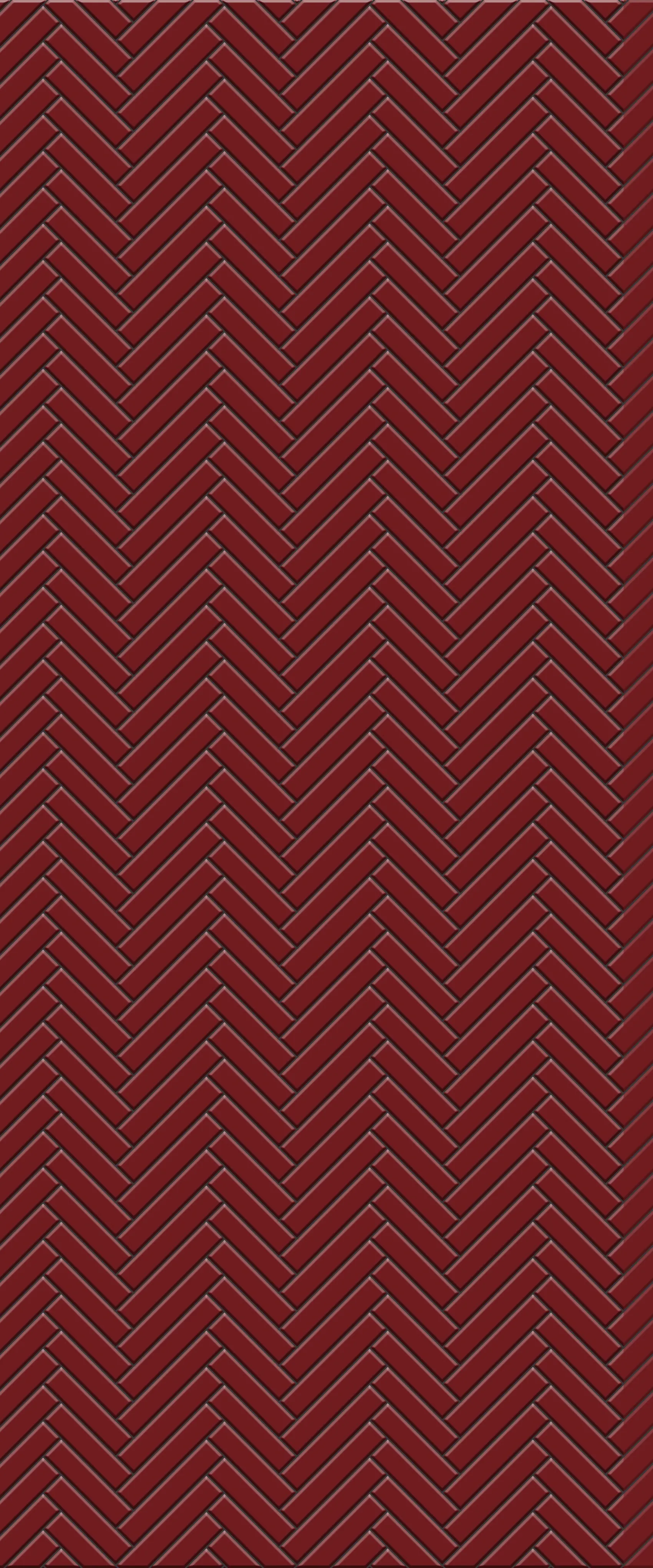 Red Single Herringbone Tile Acrylic Shower Panel 2440mm x 1220mm ( 3mm Thick)