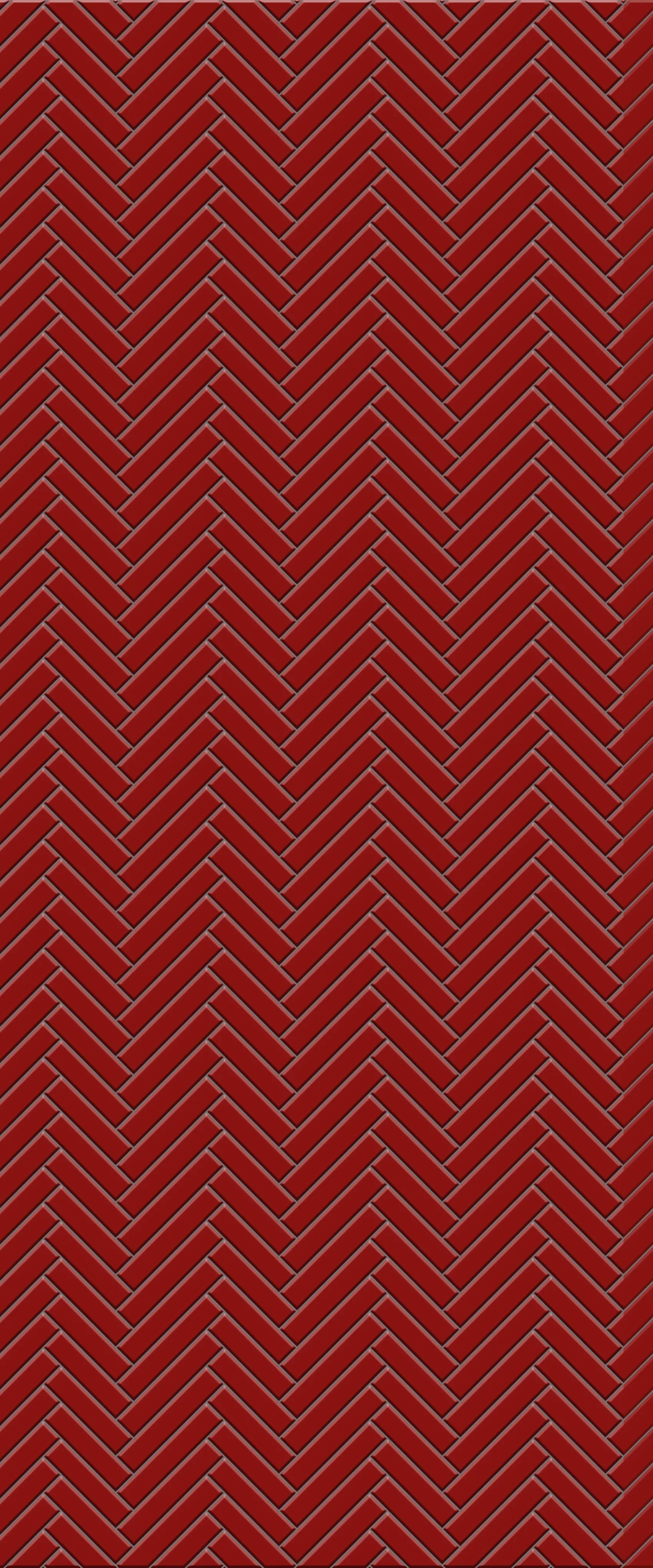 Red Single Herringbone Tile Acrylic Shower Panel 2440mm x 1220mm ( 3mm Thick)