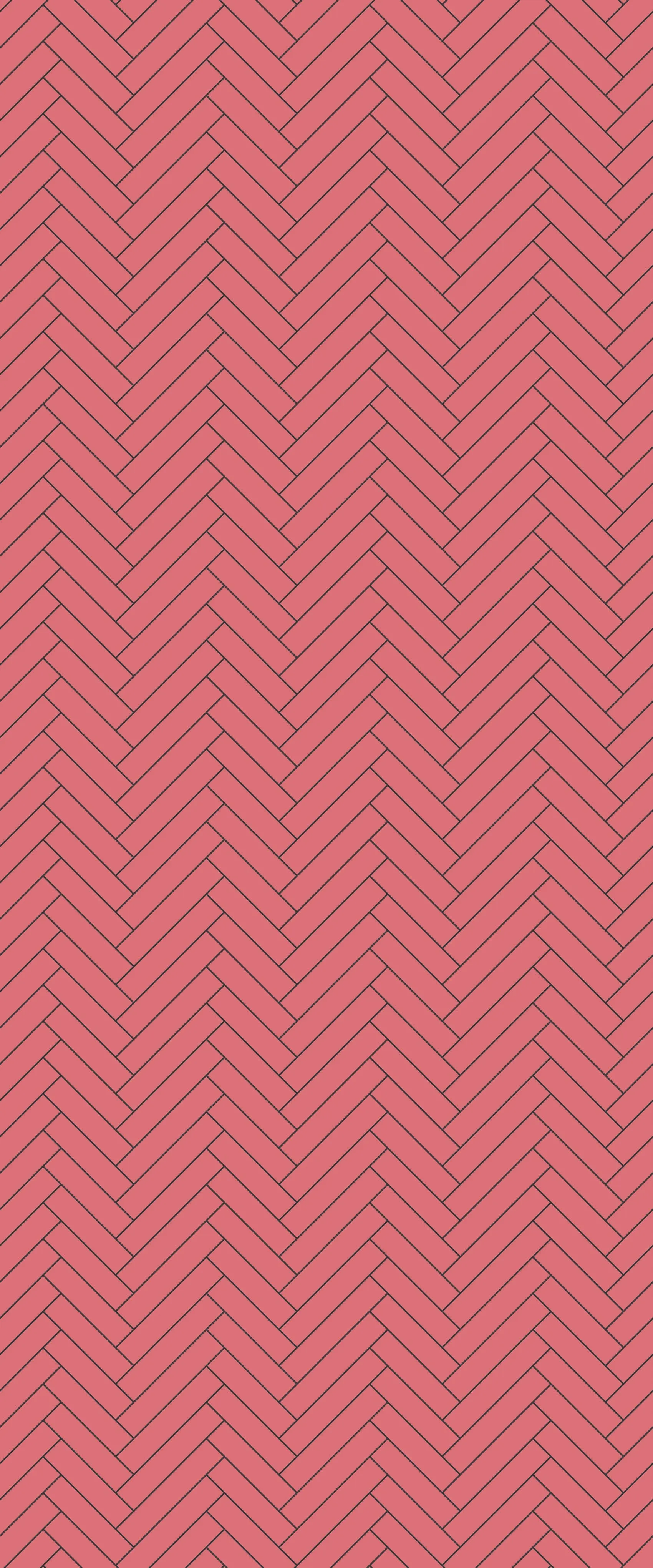 Red Single Herringbone Tile Acrylic Shower Panel 2440mm x 1220mm ( 3mm Thick)
