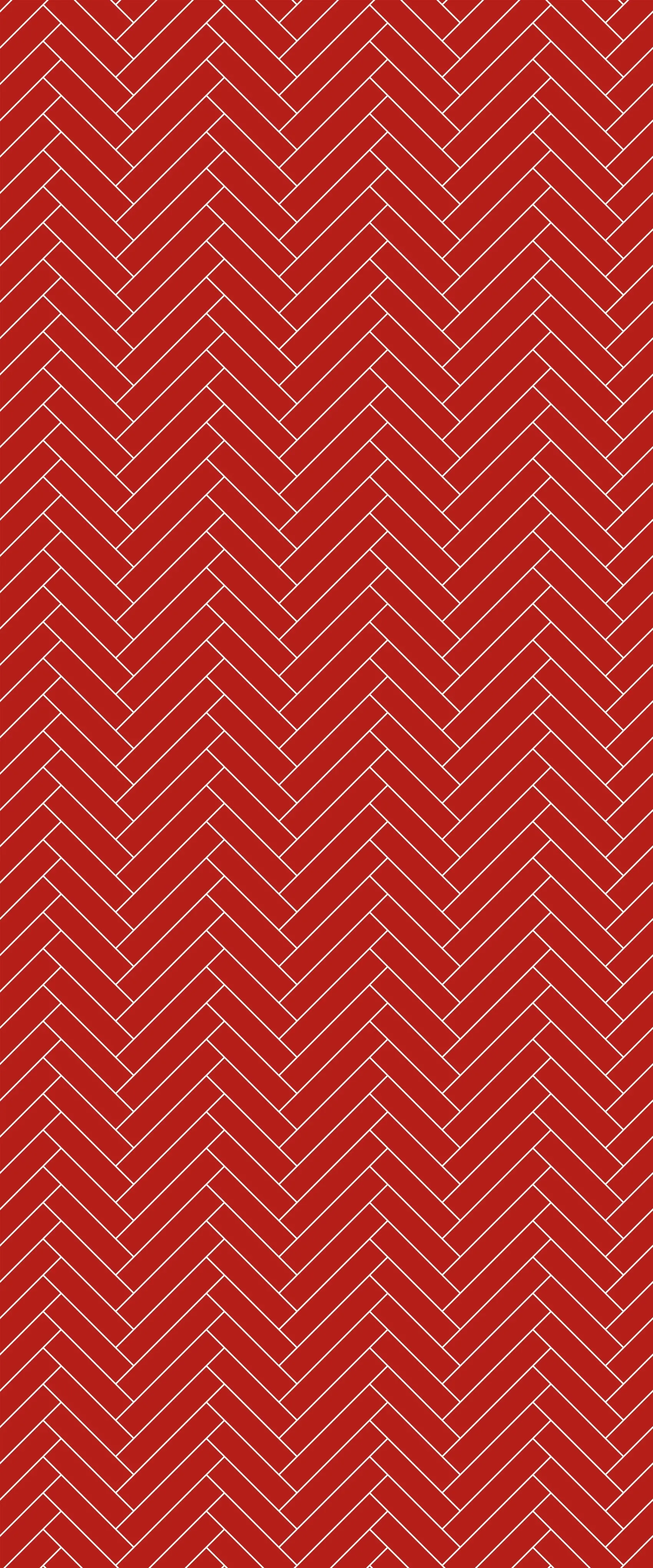 Red Single Herringbone Tile Acrylic Shower Panel 2440mm x 1220mm ( 3mm Thick)
