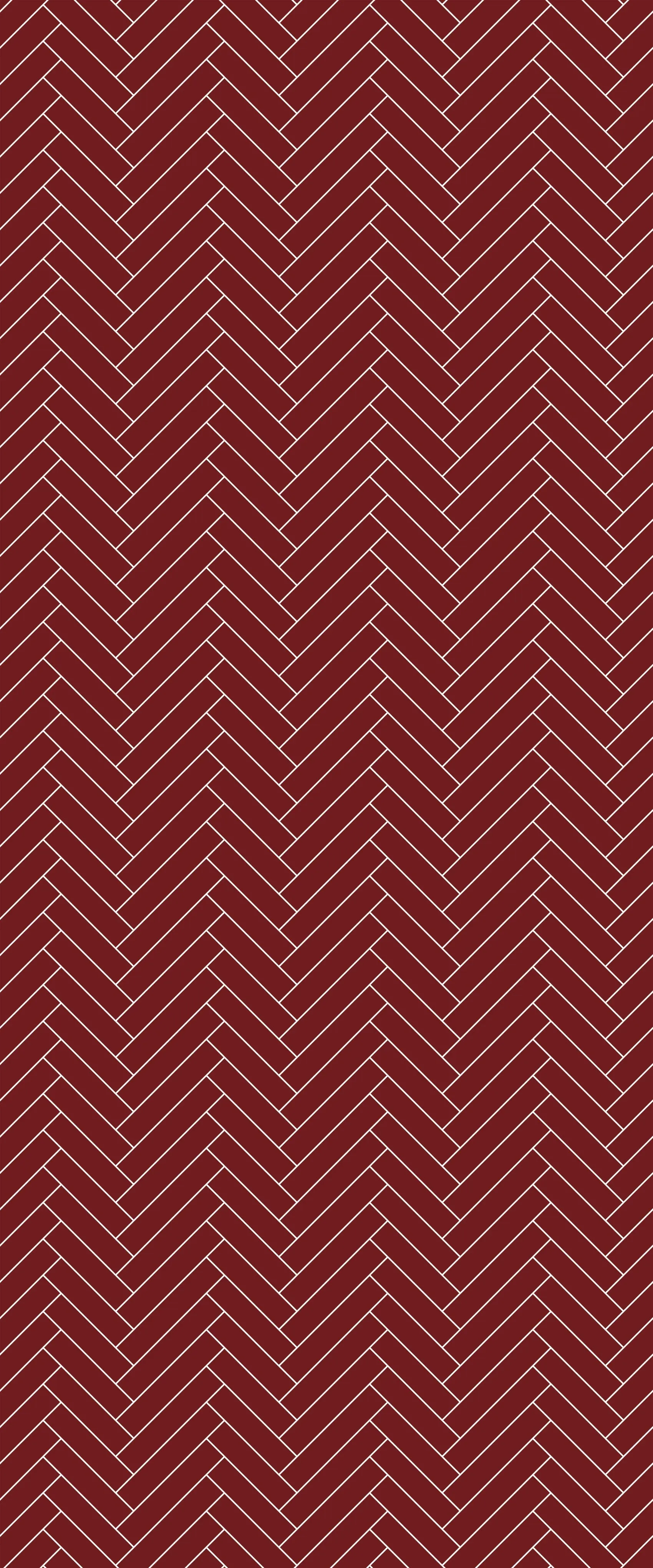 Red Single Herringbone Tile Acrylic Shower Panel 2440mm x 1220mm ( 3mm Thick)