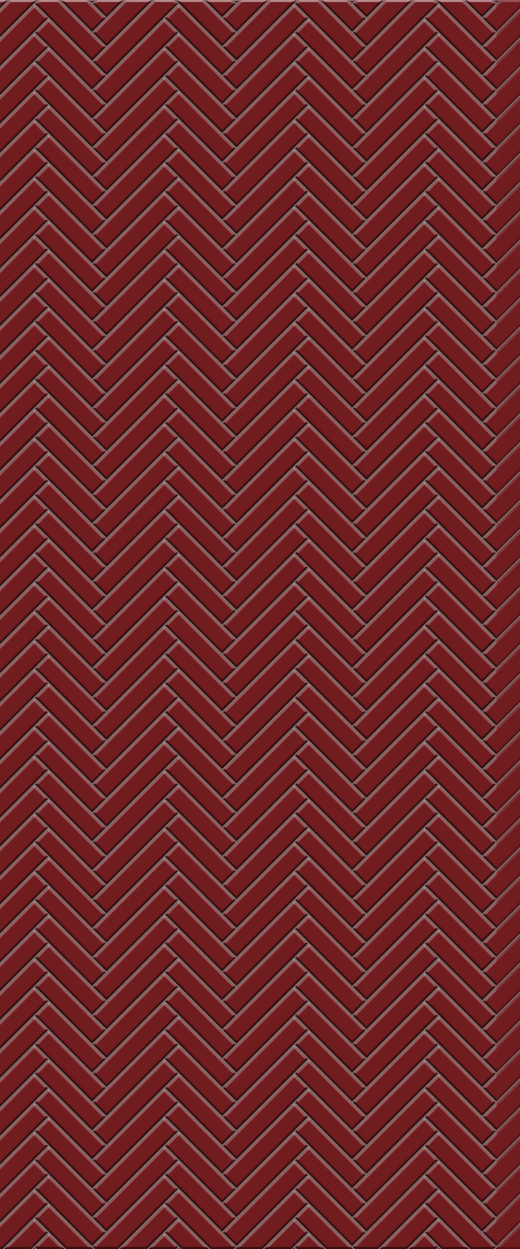 Red Single Herringbone Tile Acrylic Shower Panel 2440mm x 1220mm ( 3mm Thick)