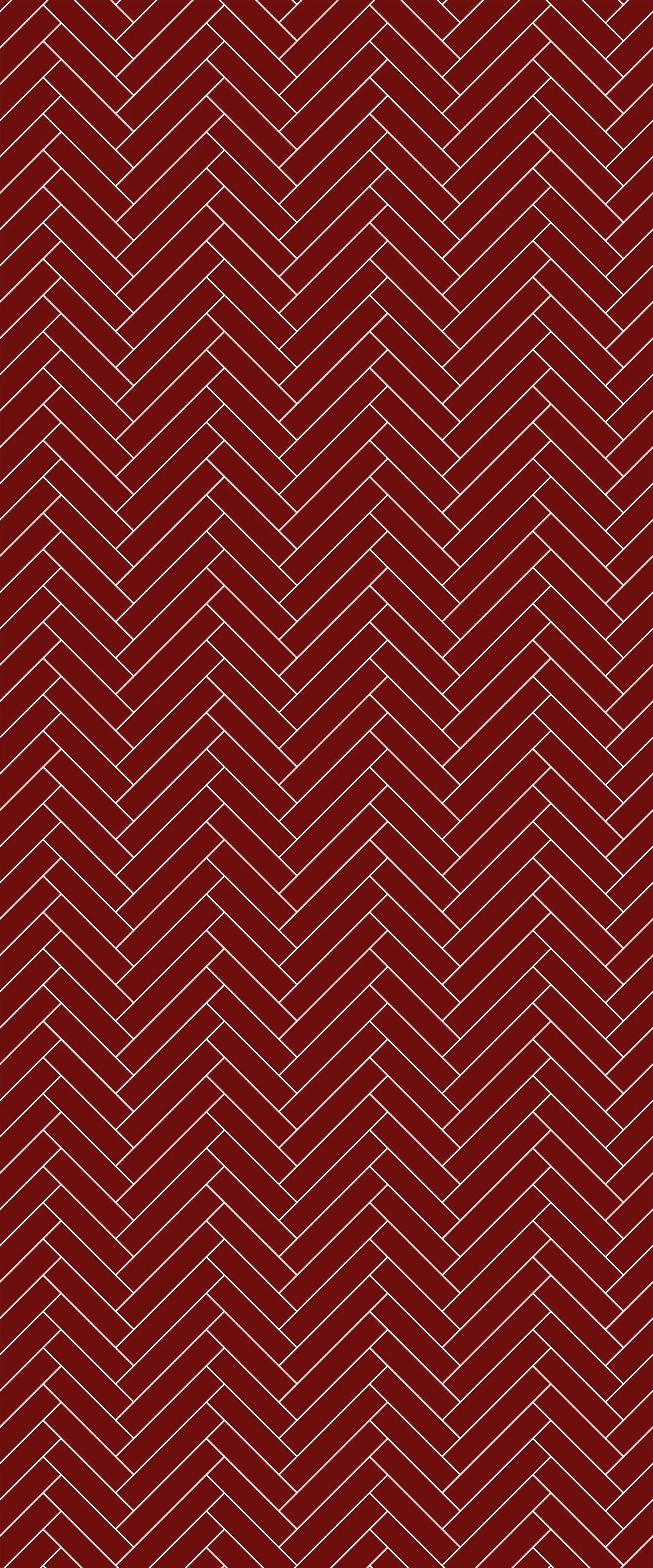 Red Single Herringbone Tile Acrylic Shower Panel 2440mm x 1220mm ( 3mm Thick)