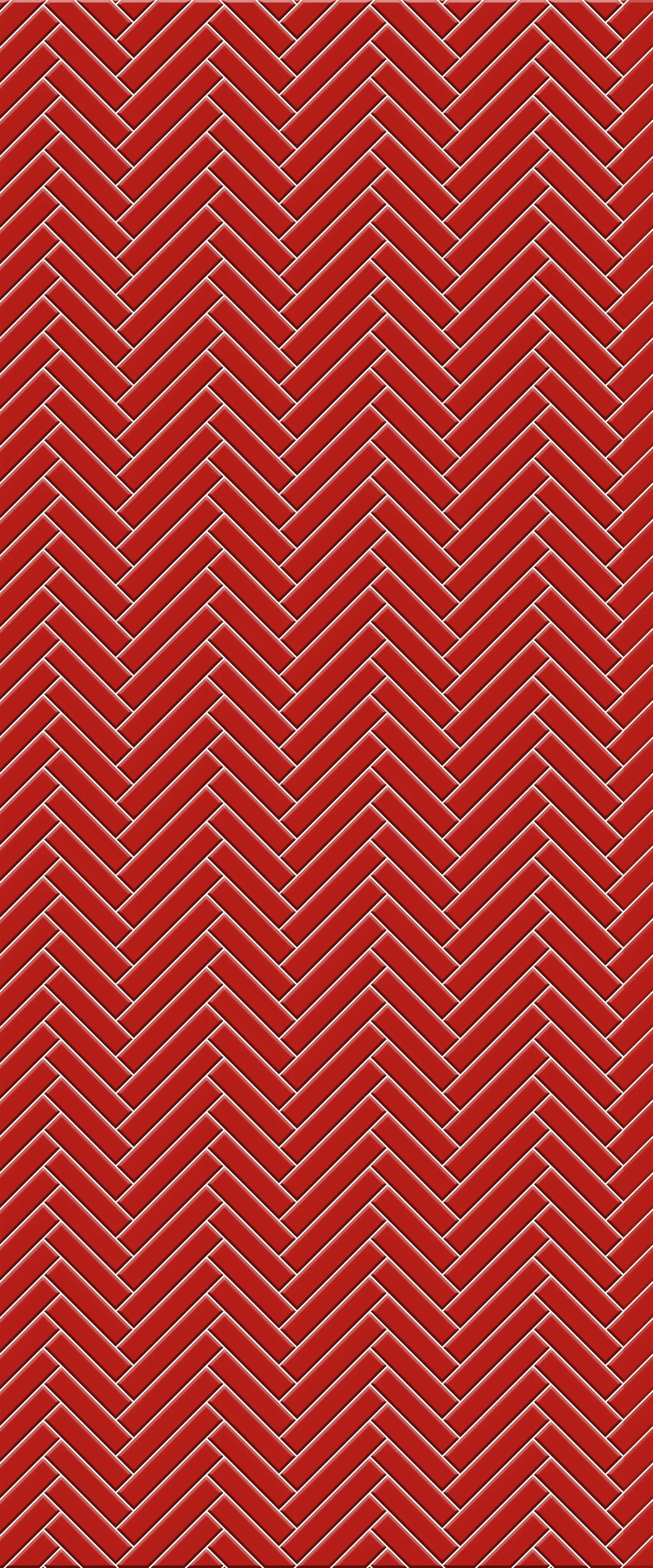 Red Single Herringbone Tile Acrylic Shower Panel 2440mm x 1220mm ( 3mm Thick)