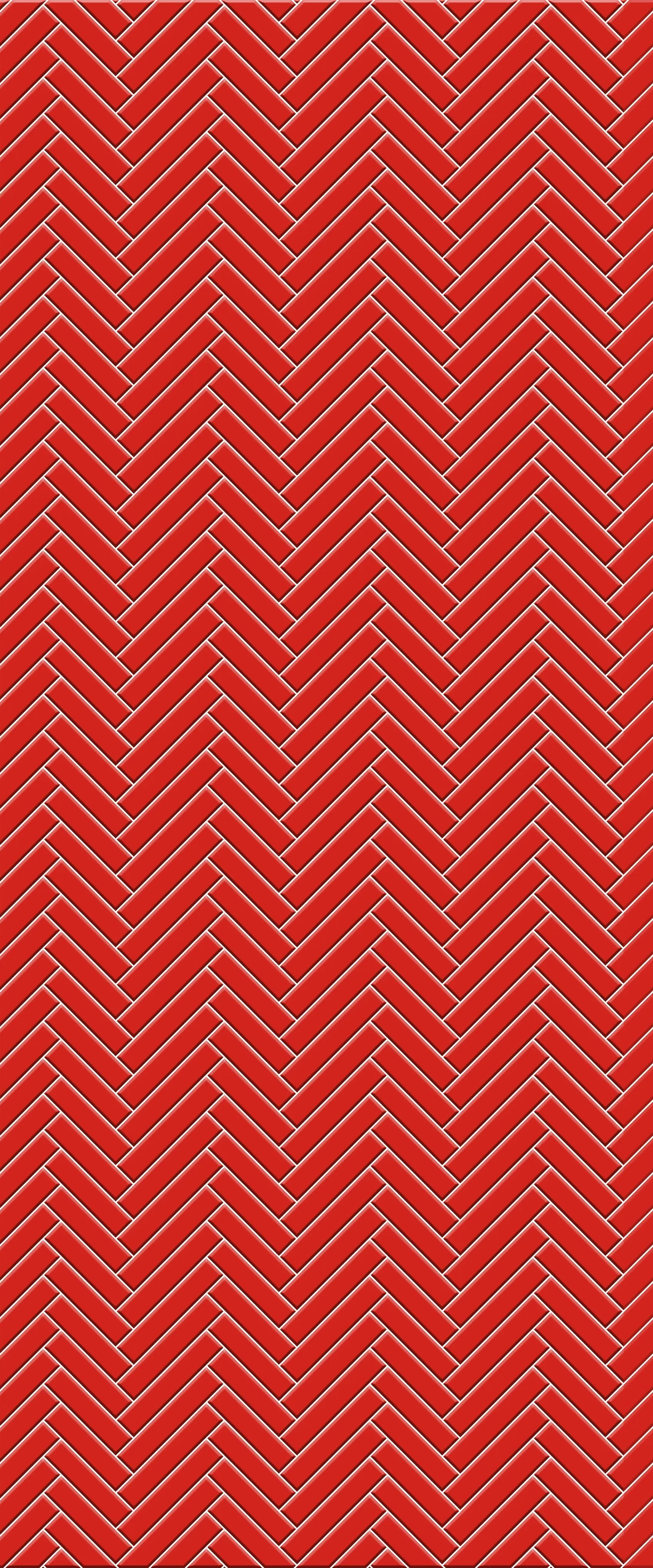 Red Single Herringbone Tile Acrylic Shower Panel 2440mm x 1220mm ( 3mm Thick)