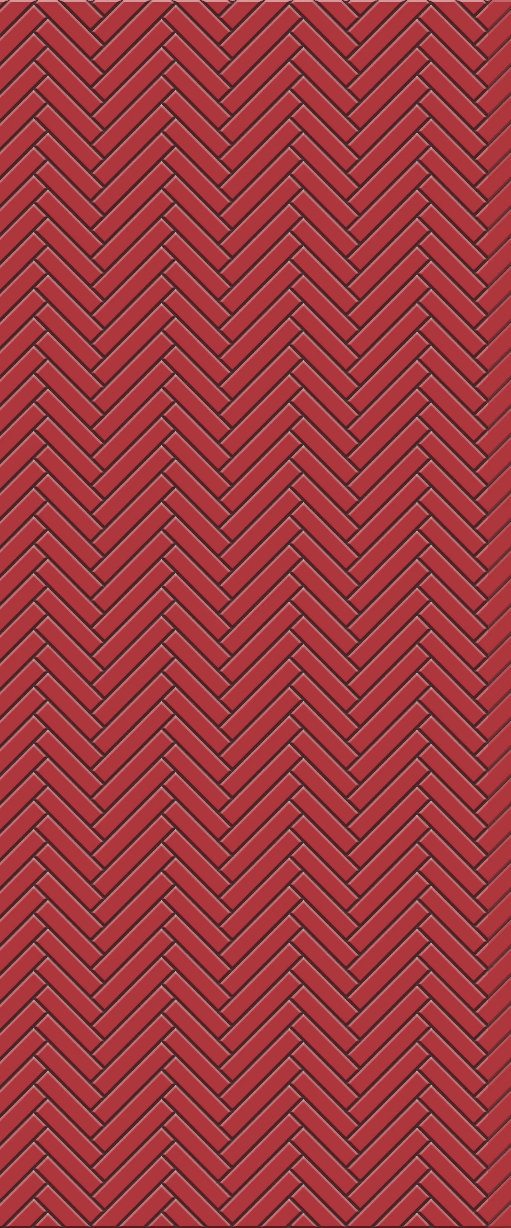 Red Single Herringbone Tile Acrylic Shower Panel 2440mm x 1220mm ( 3mm Thick)