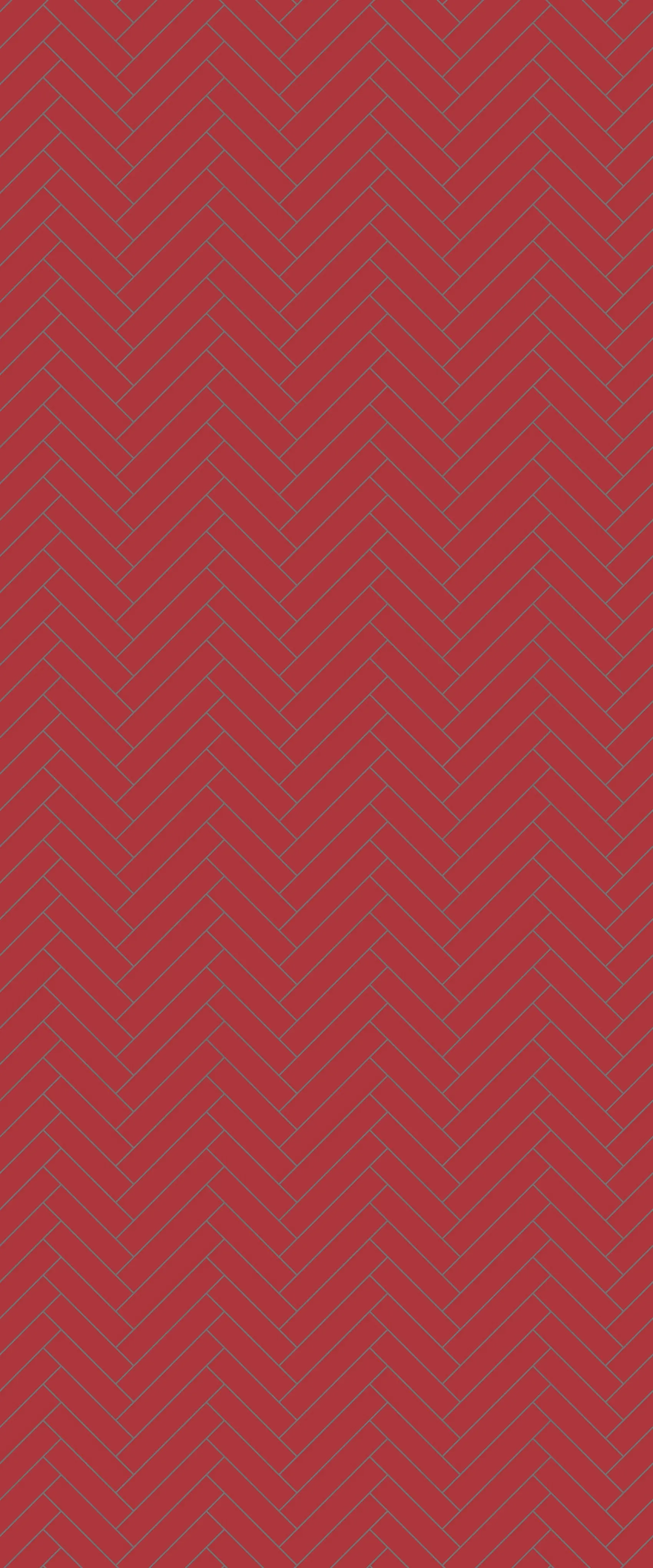 Red Single Herringbone Tile Acrylic Shower Panel 2440mm x 1220mm ( 3mm Thick)