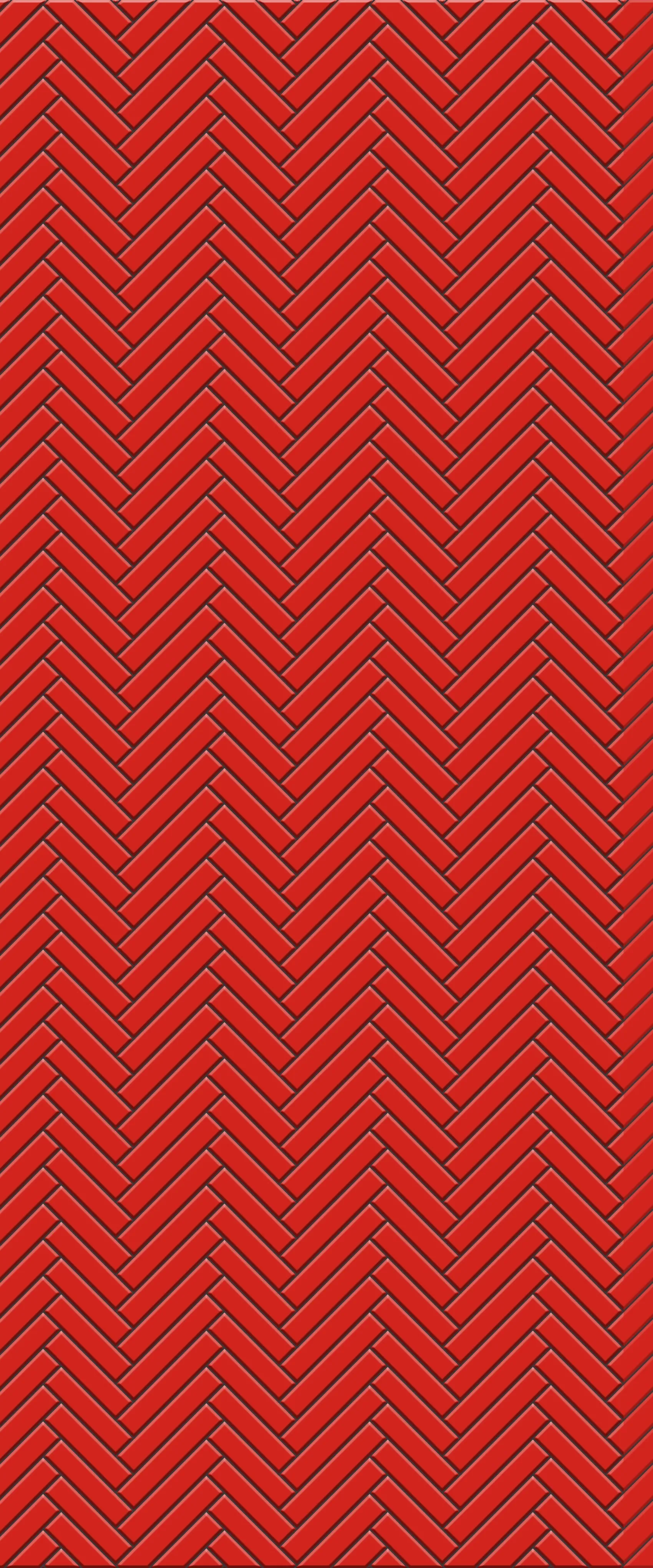 Red Single Herringbone Tile Acrylic Shower Panel 2440mm x 1220mm ( 3mm Thick)