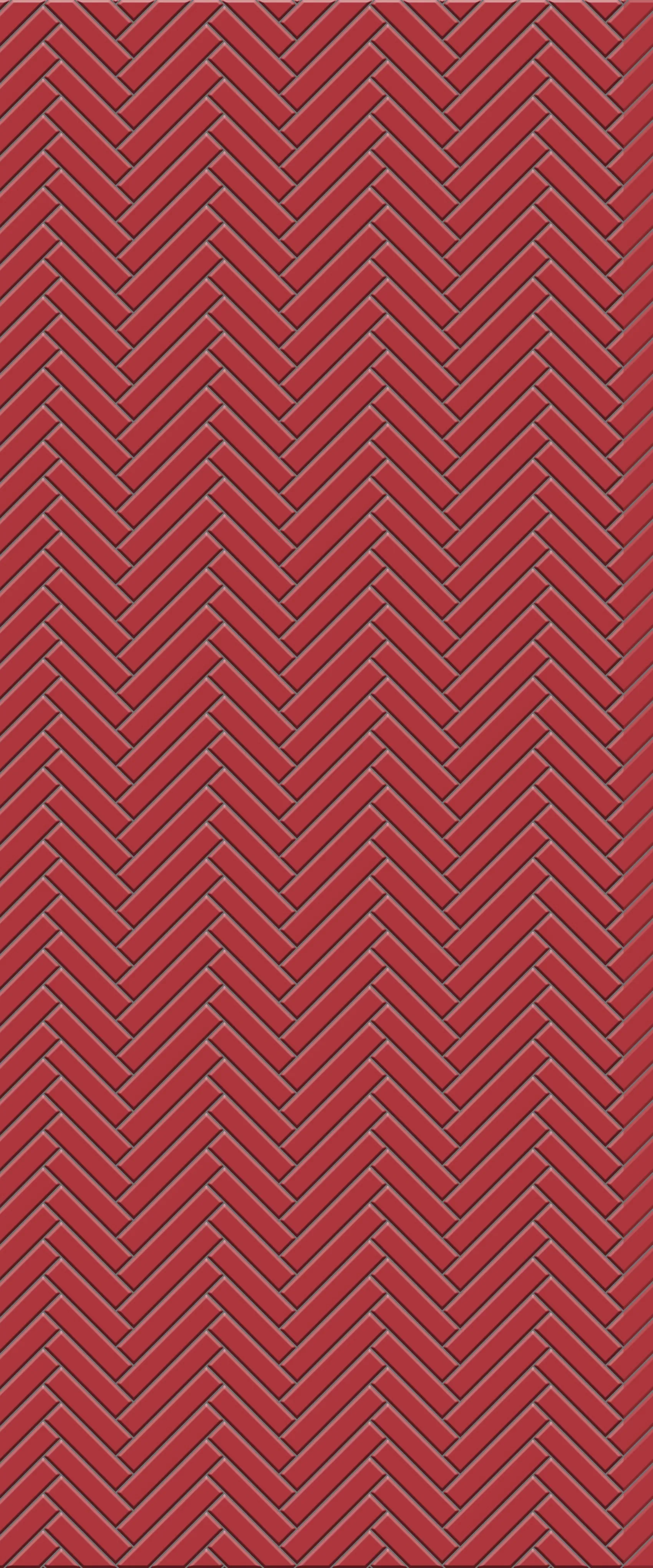 Red Single Herringbone Tile Acrylic Shower Panel 2440mm x 1220mm ( 3mm Thick)