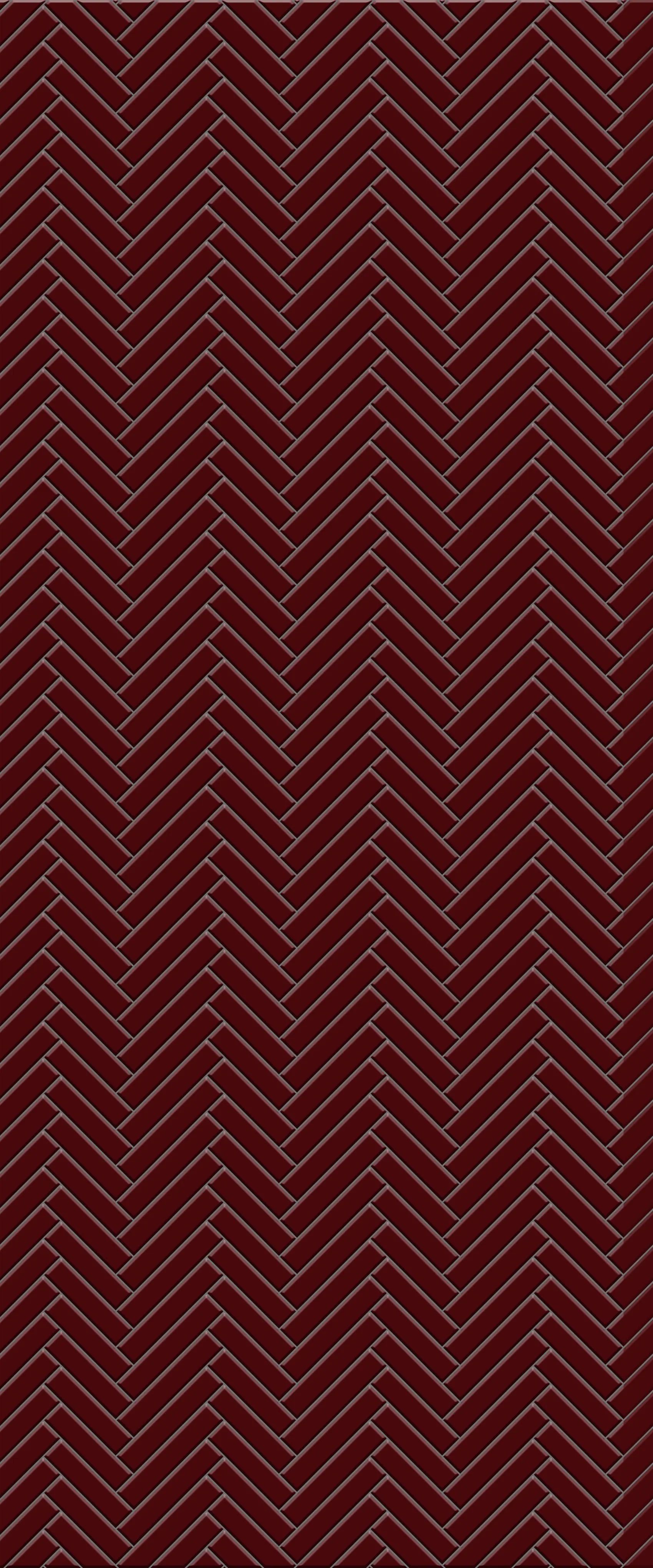 Red Single Herringbone Tile Acrylic Shower Panel 2440mm x 1220mm ( 3mm Thick)