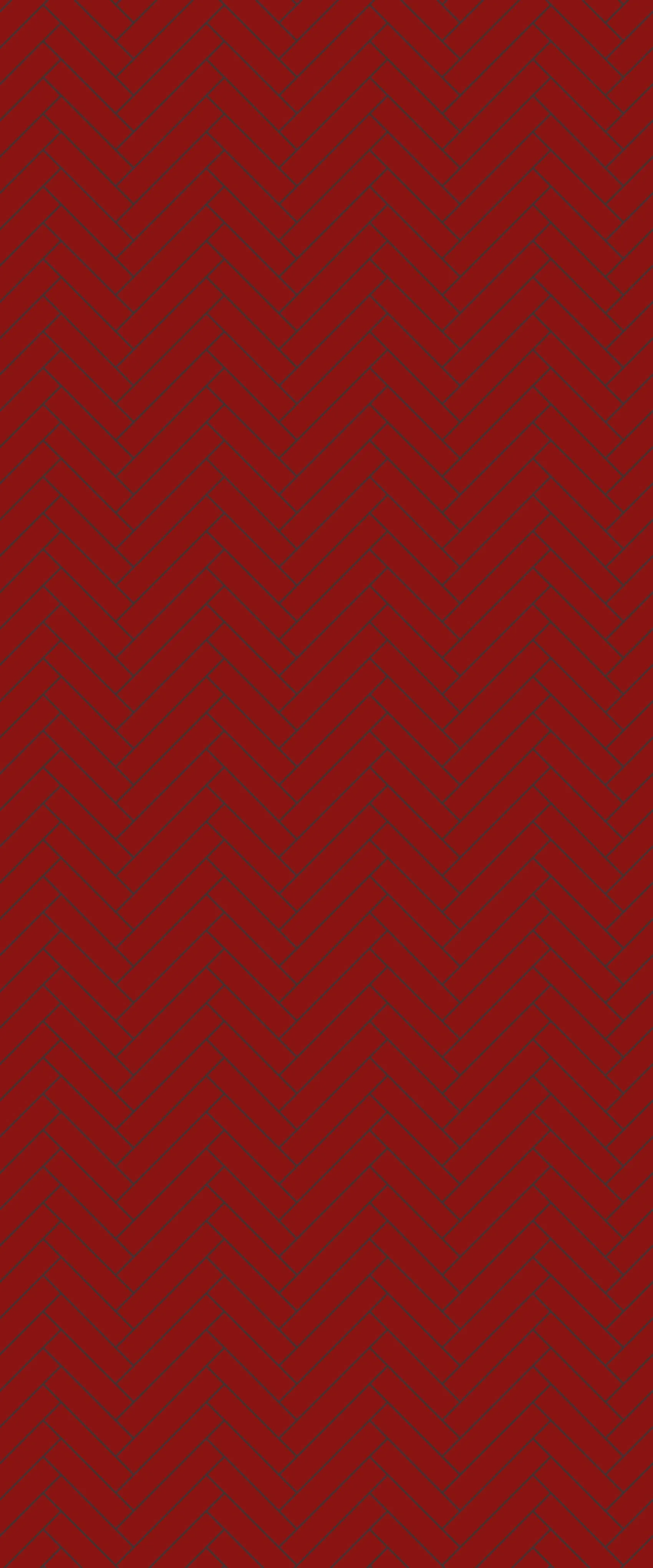 Red Single Herringbone Tile Acrylic Shower Panel 2440mm x 1220mm ( 3mm Thick)