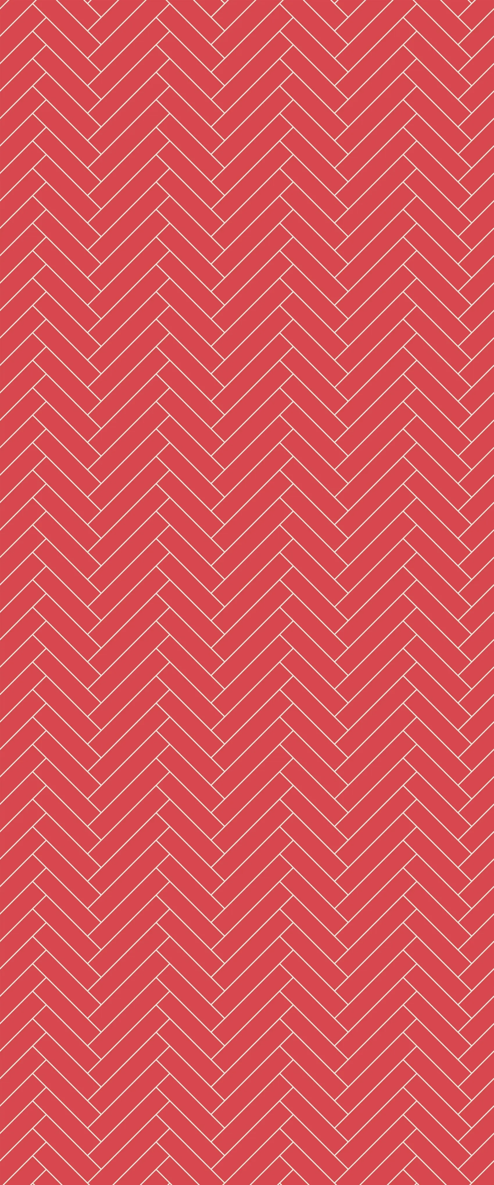 Red Single Herringbone Tile Acrylic Shower Panel 2440mm x 1220mm ( 3mm Thick)