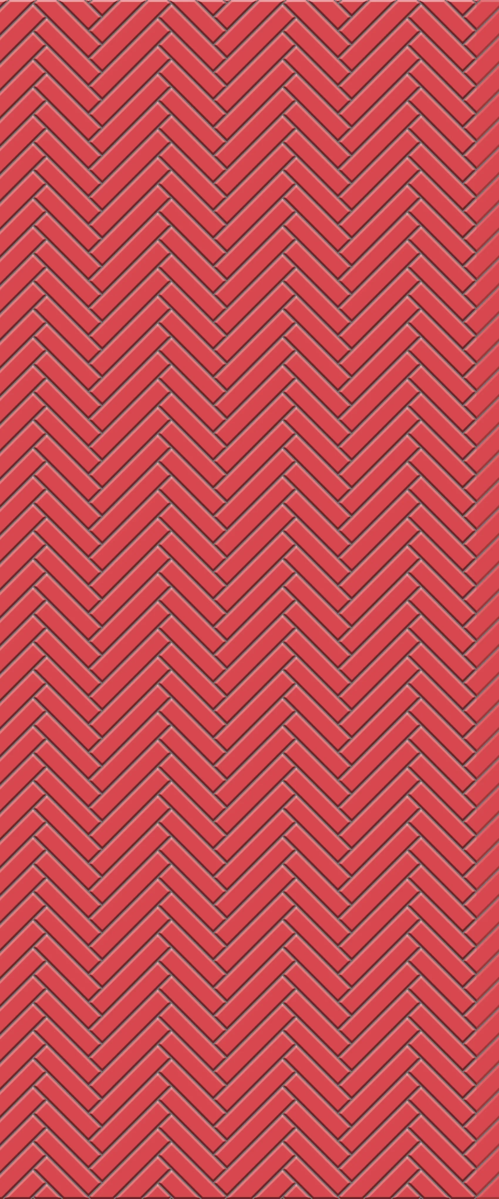 Red Single Herringbone Tile Acrylic Shower Panel 2440mm x 1220mm ( 3mm Thick)
