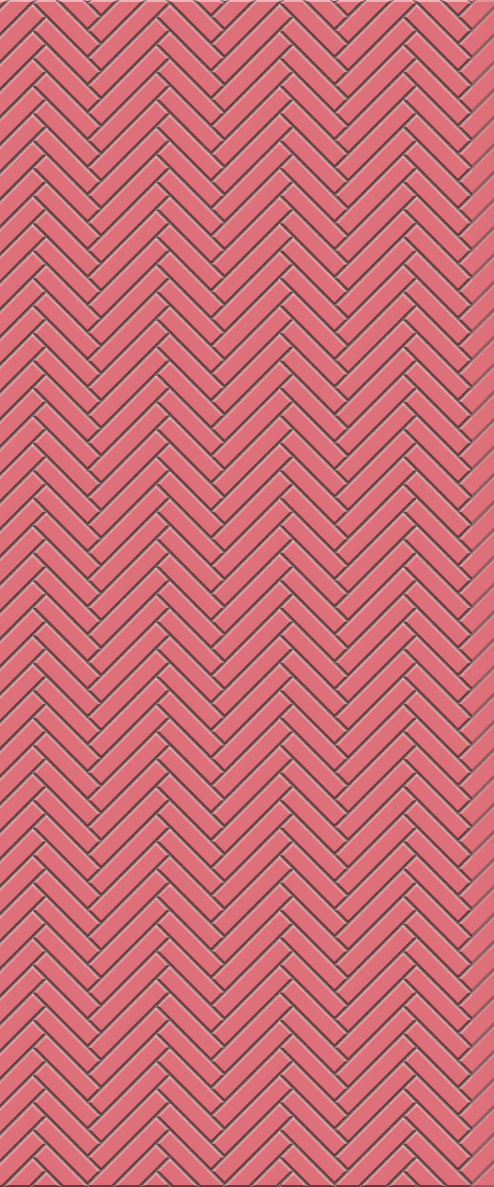 Red Single Herringbone Tile Acrylic Shower Panel 2440mm x 1220mm ( 3mm Thick)