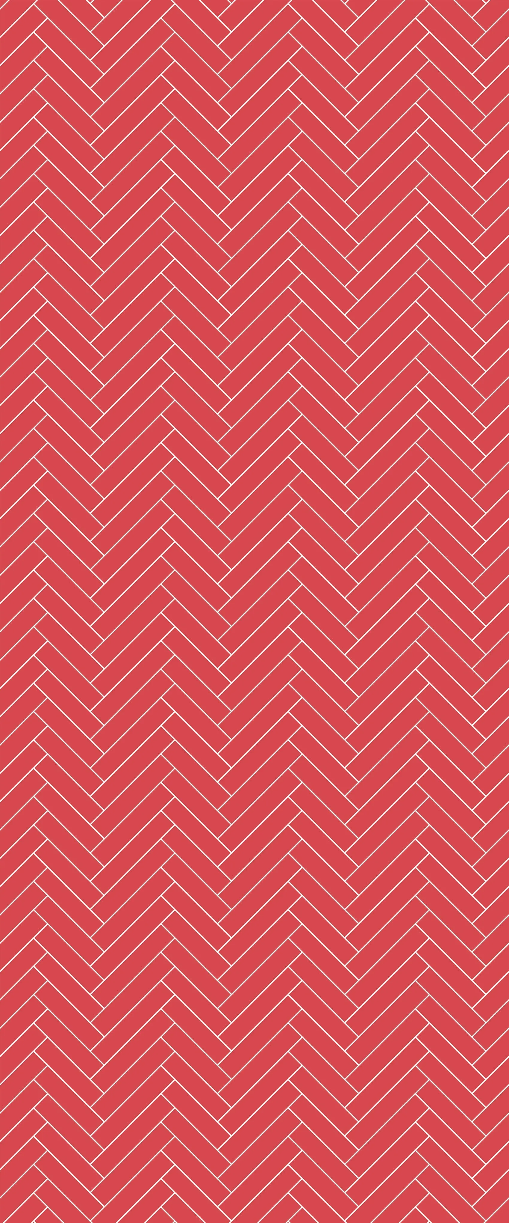 Red Single Herringbone Tile Acrylic Shower Panel 2440mm x 1220mm ( 3mm Thick)