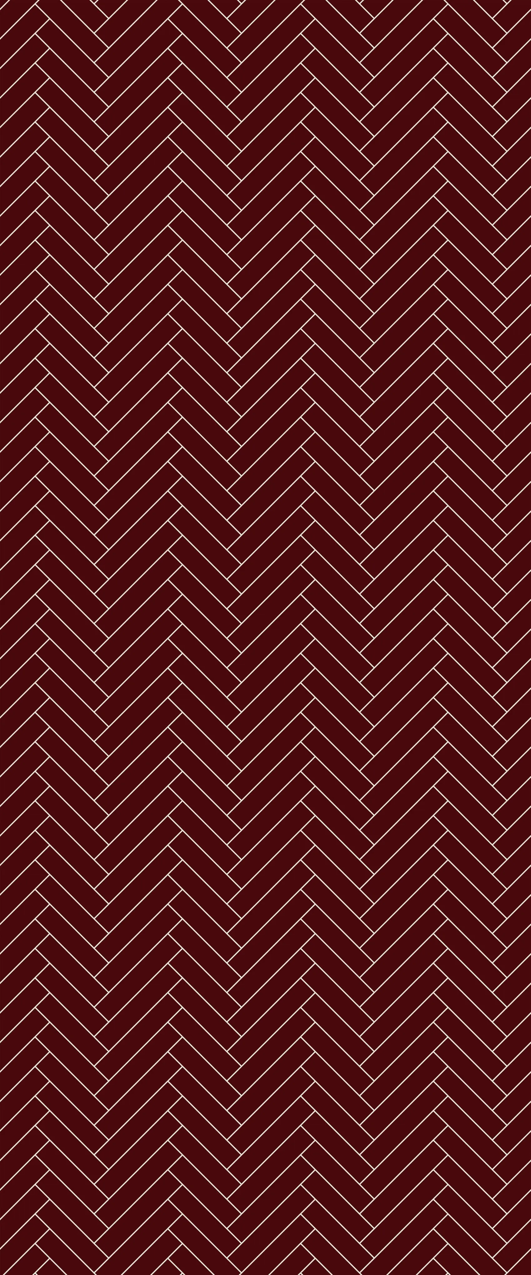 Red Single Herringbone Tile Acrylic Shower Panel 2440mm x 1220mm ( 3mm Thick)