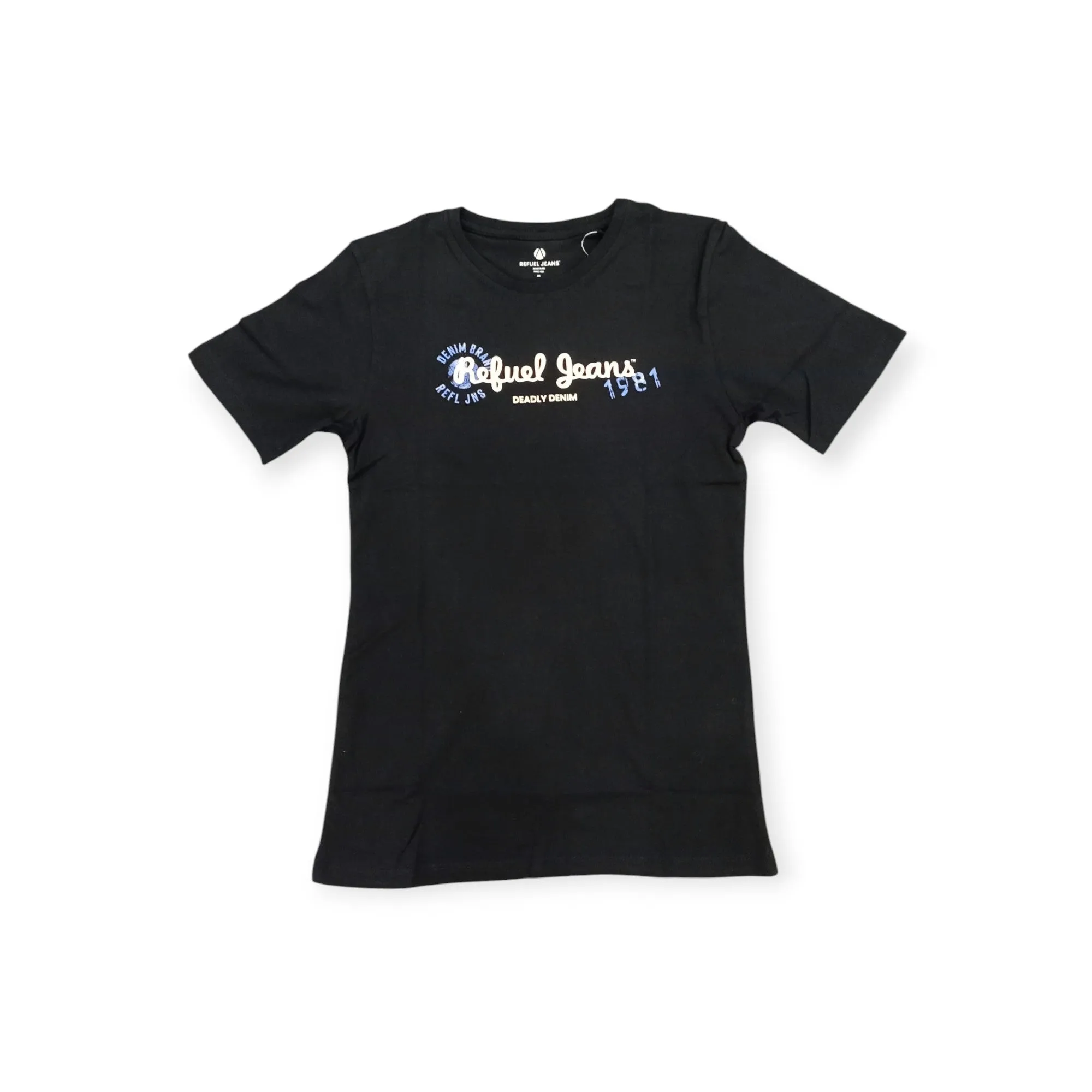 Refuel Men's T Shirt Black