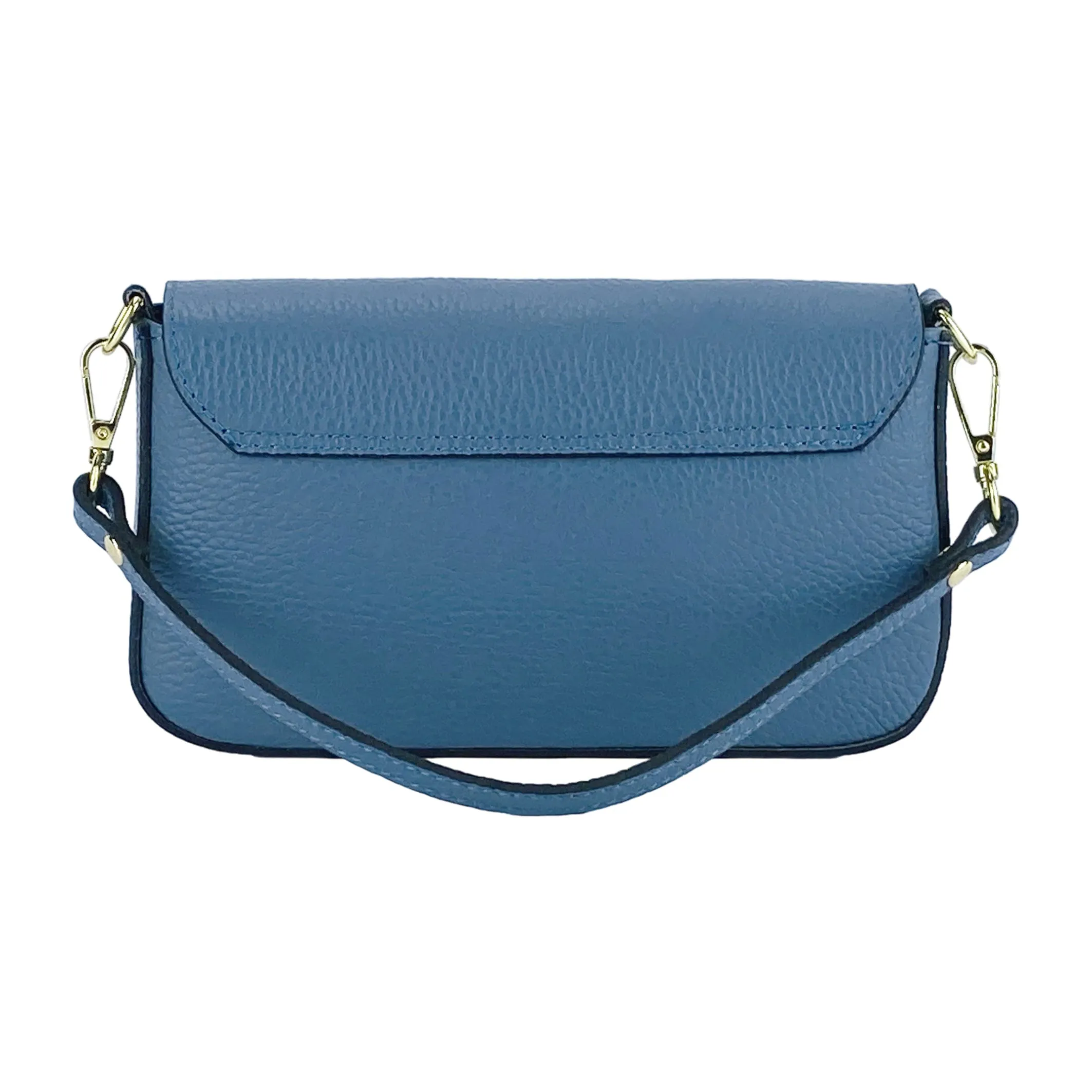 Renato Borzatta Small Chain Shoulder Bag Blue