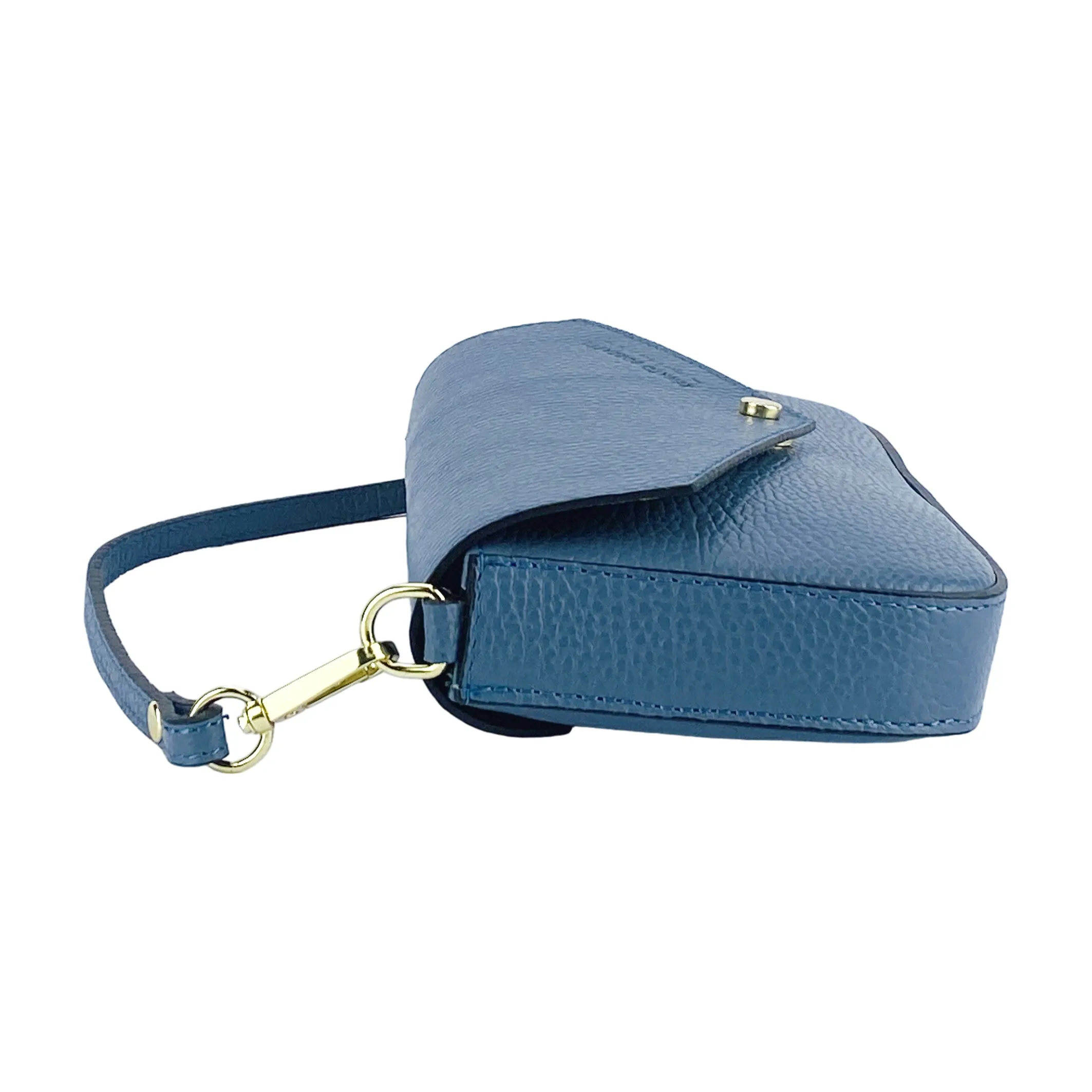 Renato Borzatta Small Chain Shoulder Bag Blue